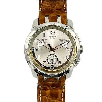 Swatch Irony Retrograde Chrono SAND STRUCTURE YRS401 (2007)