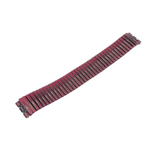 Banda de repuesto flexible de metal Swatch de 19 mm RED SNAPPER ASBM105 (1996)