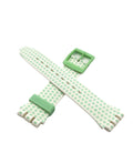 Correa de repuesto Swatch de 19 mm New Gent MINT LOVE ASUOG108 (2015)