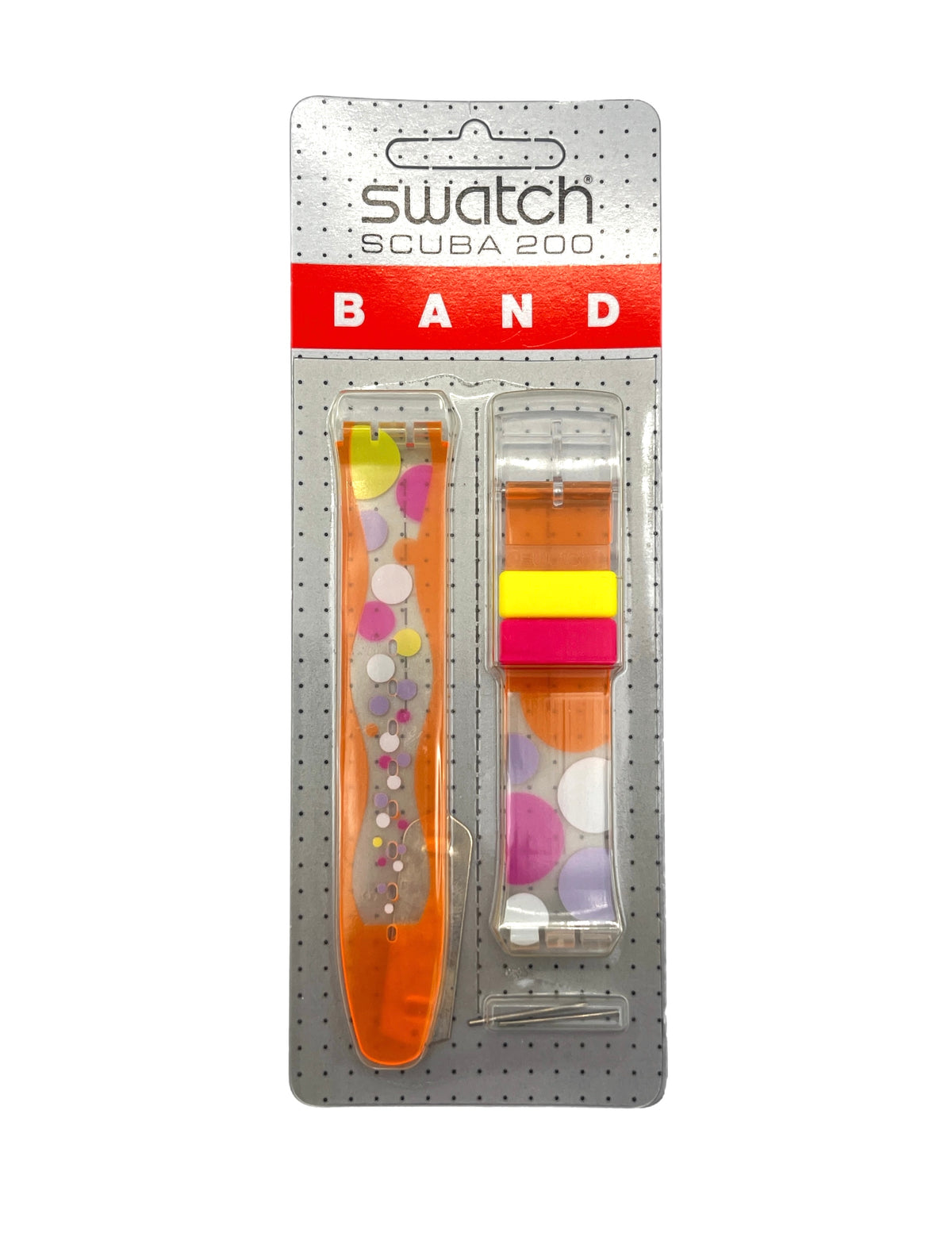 Correa de cuero naranja de repuesto Swatch de 17 mm