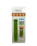 Correa de cuero naranja de repuesto Swatch de 17 mm