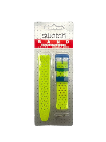 Correa de cuero naranja de repuesto Swatch de 17 mm