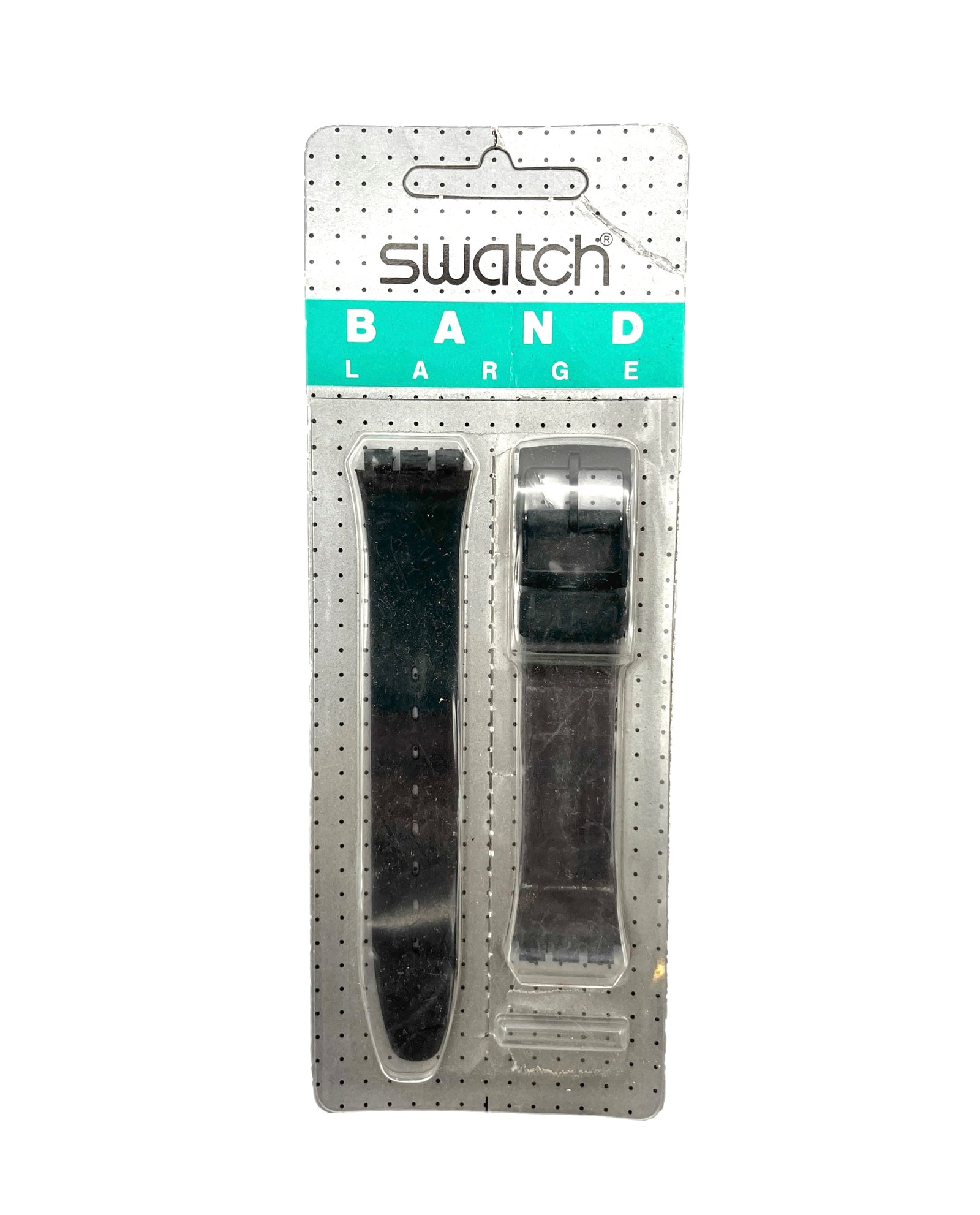 Correa de repuesto de plástico Swatch 17 mm Gent NEGRA