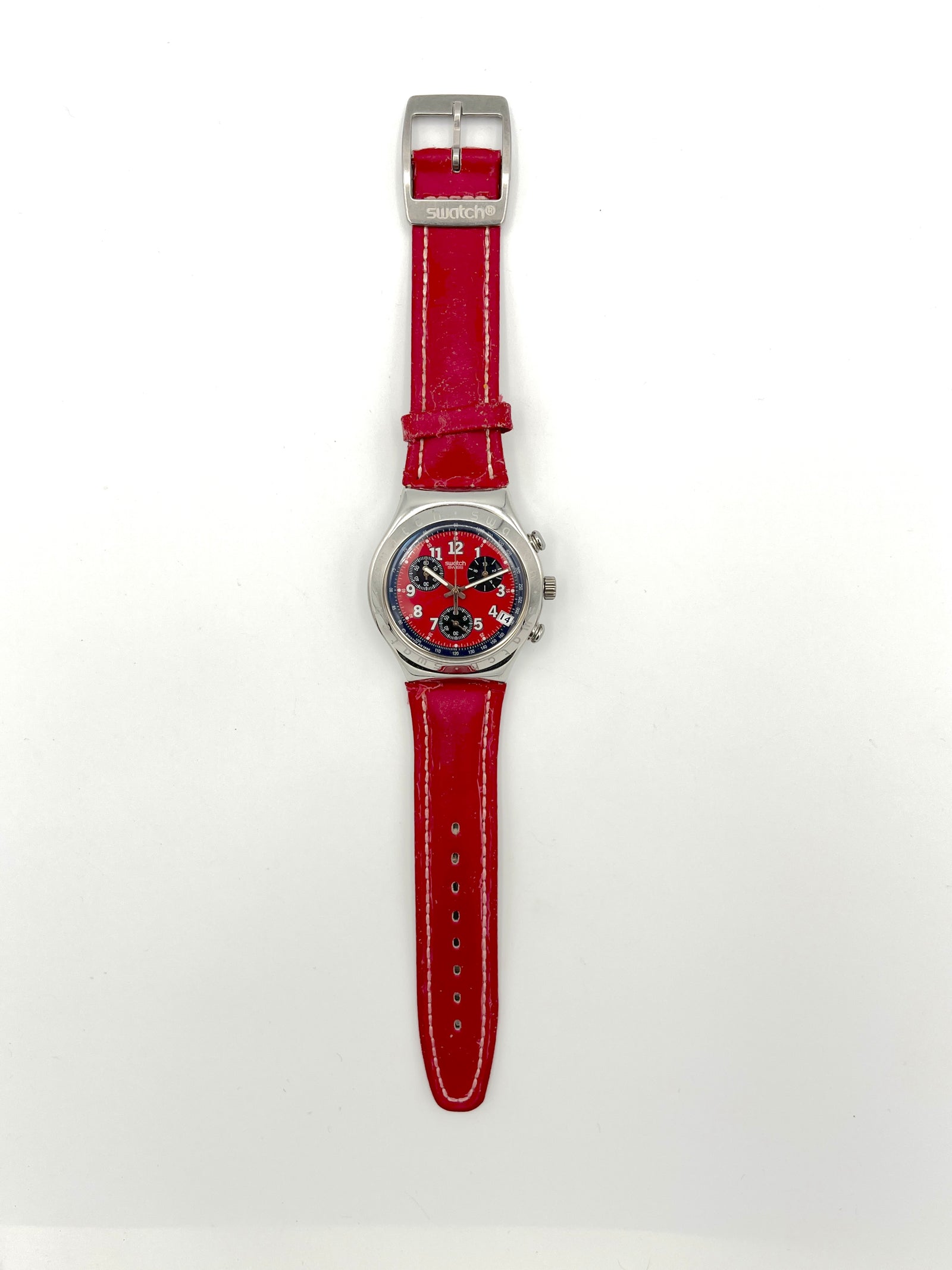 Swatch Irony Chrono AGENTE SECRETO ROJO YCS405 (1998)