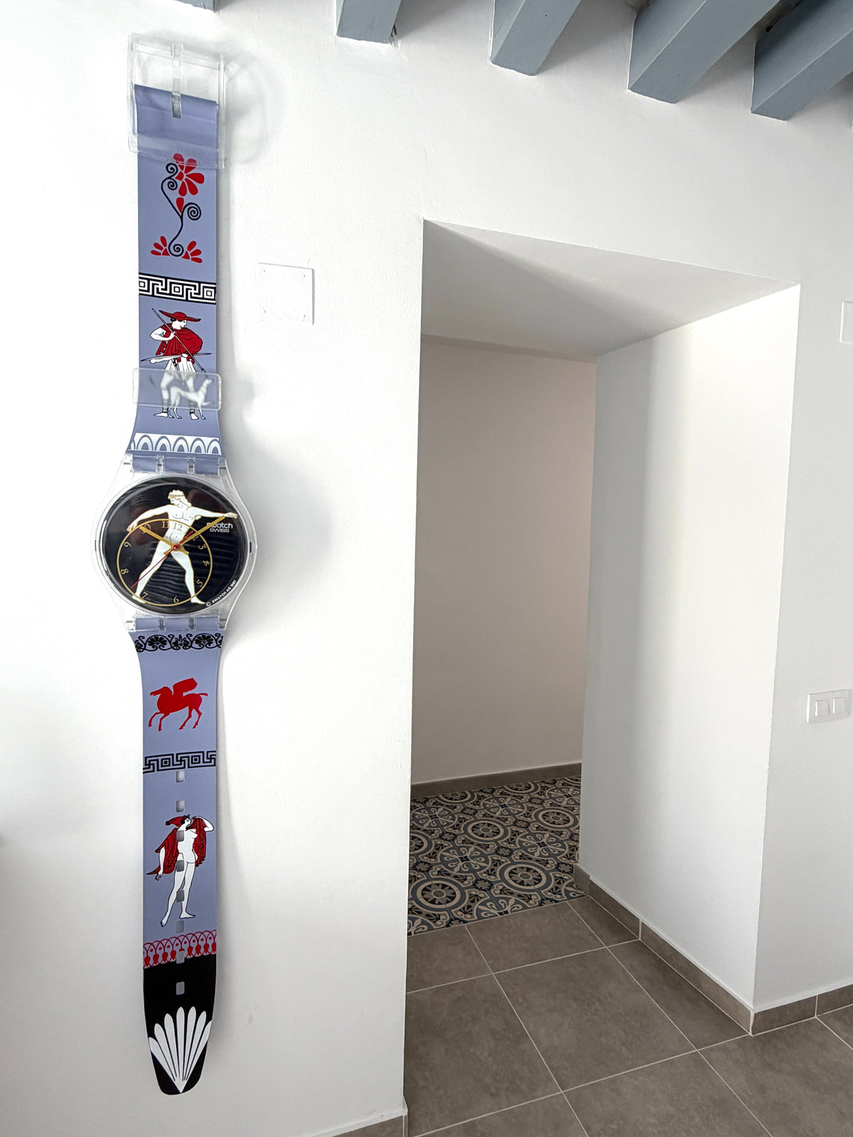 Reloj de pared Swatch Maxi GOOD MORNING MGN156 (1995)