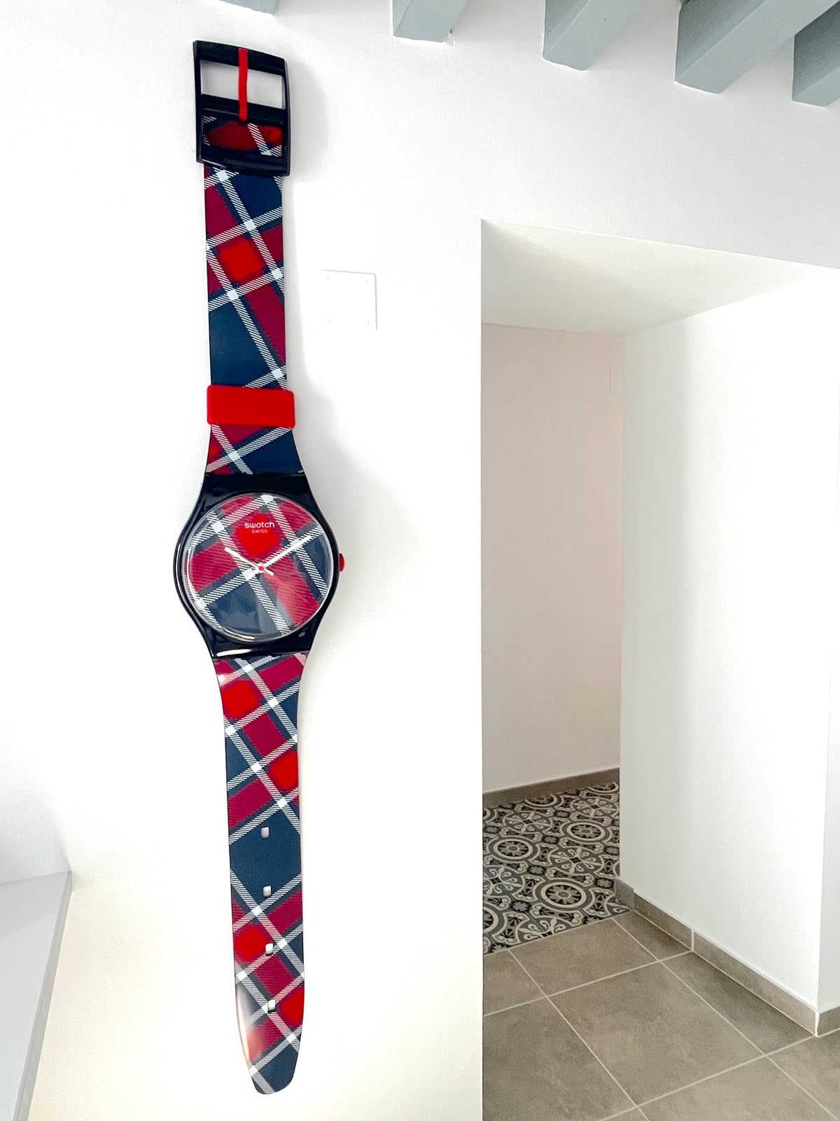 Reloj de pared Swatch Maxi GOOD MORNING MGN156 (1995)