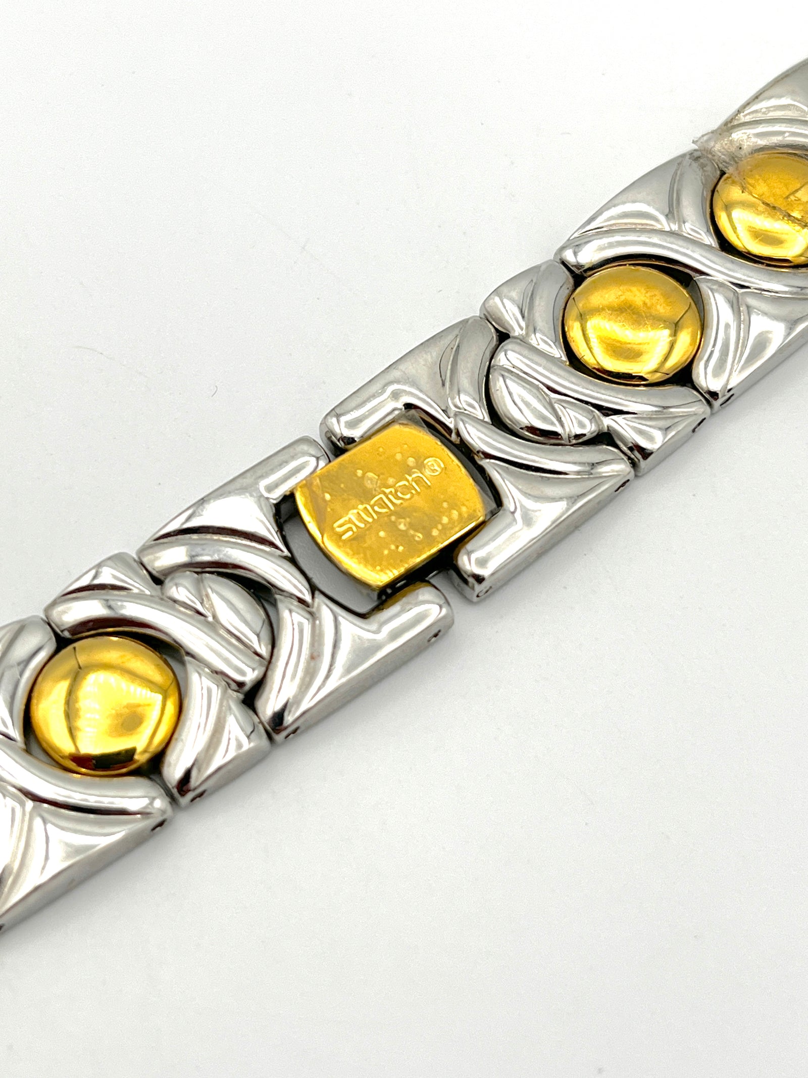 Correa de metal de repuesto Swatch Irony de 17 mm DEVOTION AYLS113G (2000)
