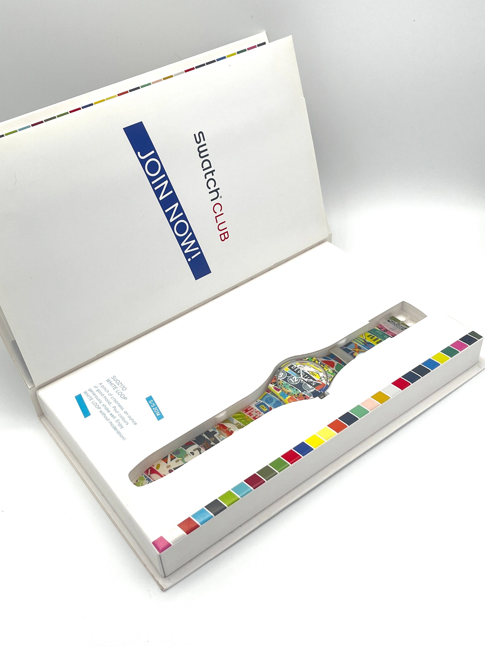 Swatch New Gent Club Special WHITE LOOP SUOZ170 (2014)