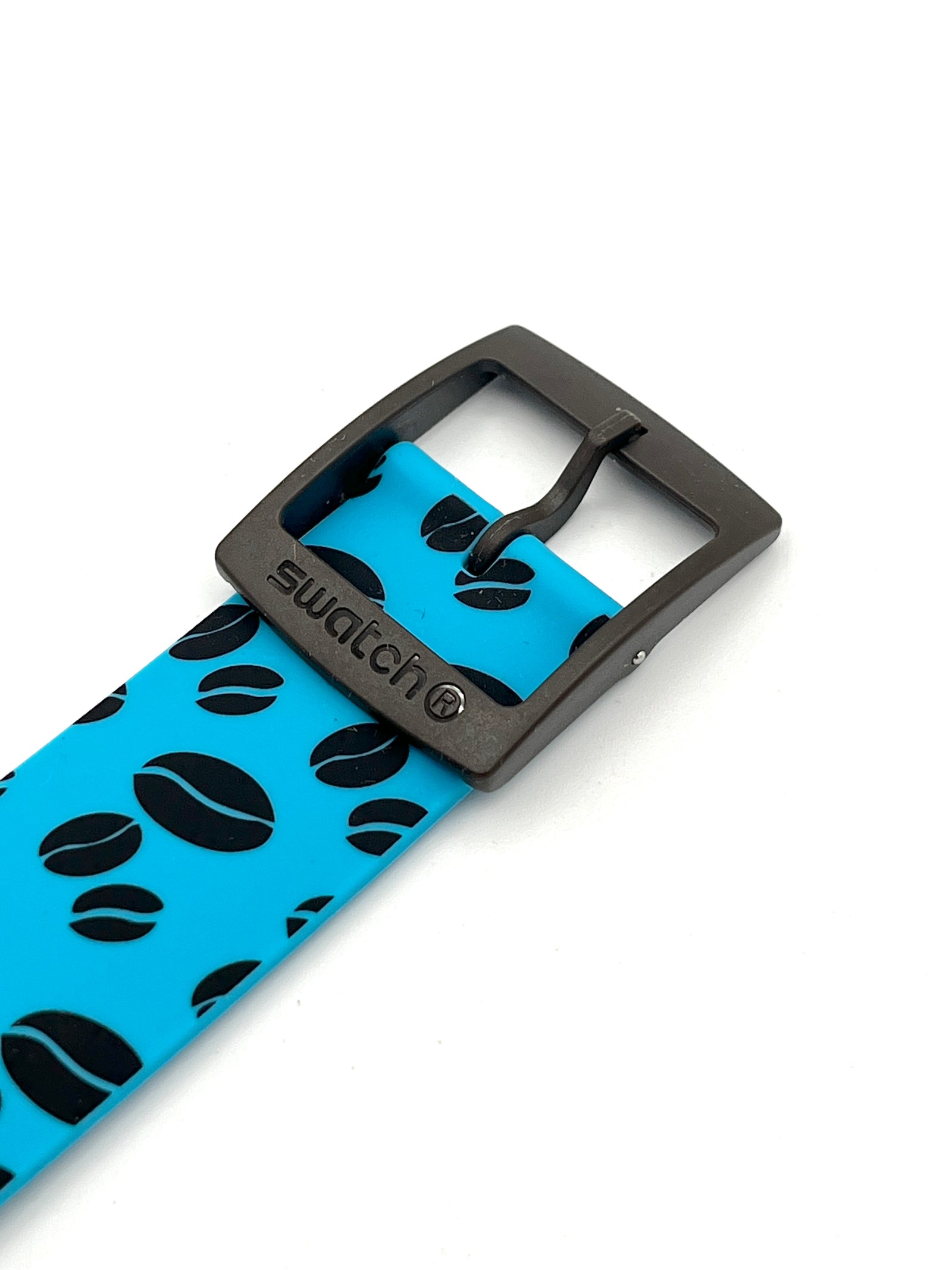 Correa de repuesto Swatch de 19 mm New Gent COFFEE BLUE-S ASUOC106 (2017)
