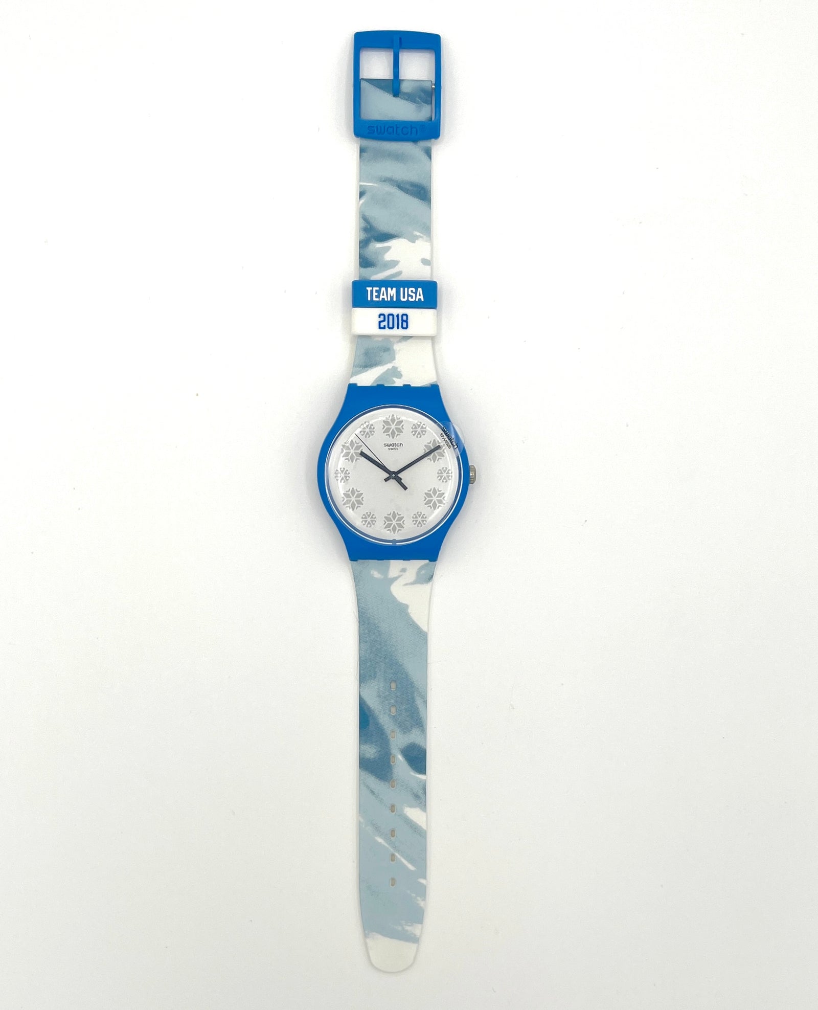 Swatch New Gent SUEÑO DE NIEVE Equipo Olímpico de EE. UU. SUOZ275 (2018)