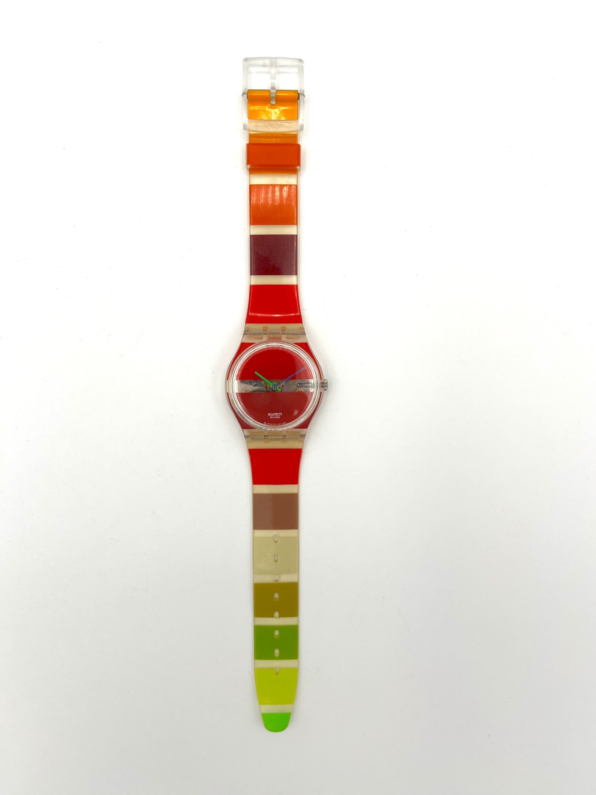 Swatch Gent Red Painted Time GK377 by Stephen Dean (2002)