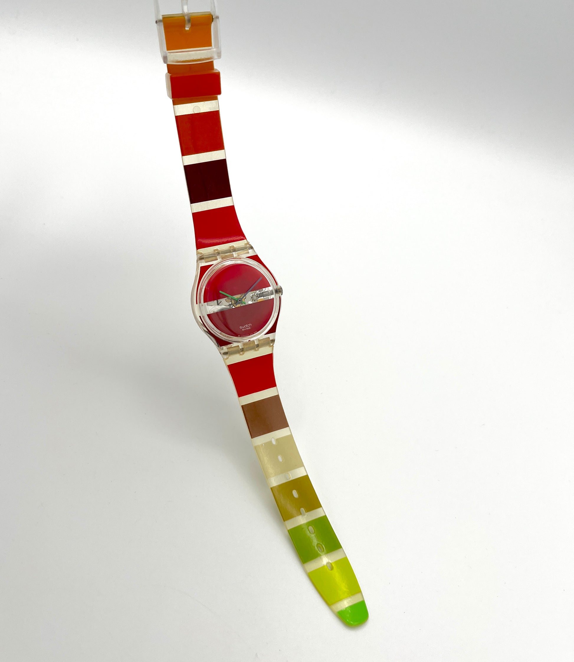 Swatch Gent Red Painted Time GK377 by Stephen Dean (2002)