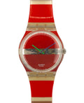 Swatch Gent Red Painted Time GK377 by Stephen Dean (2002)