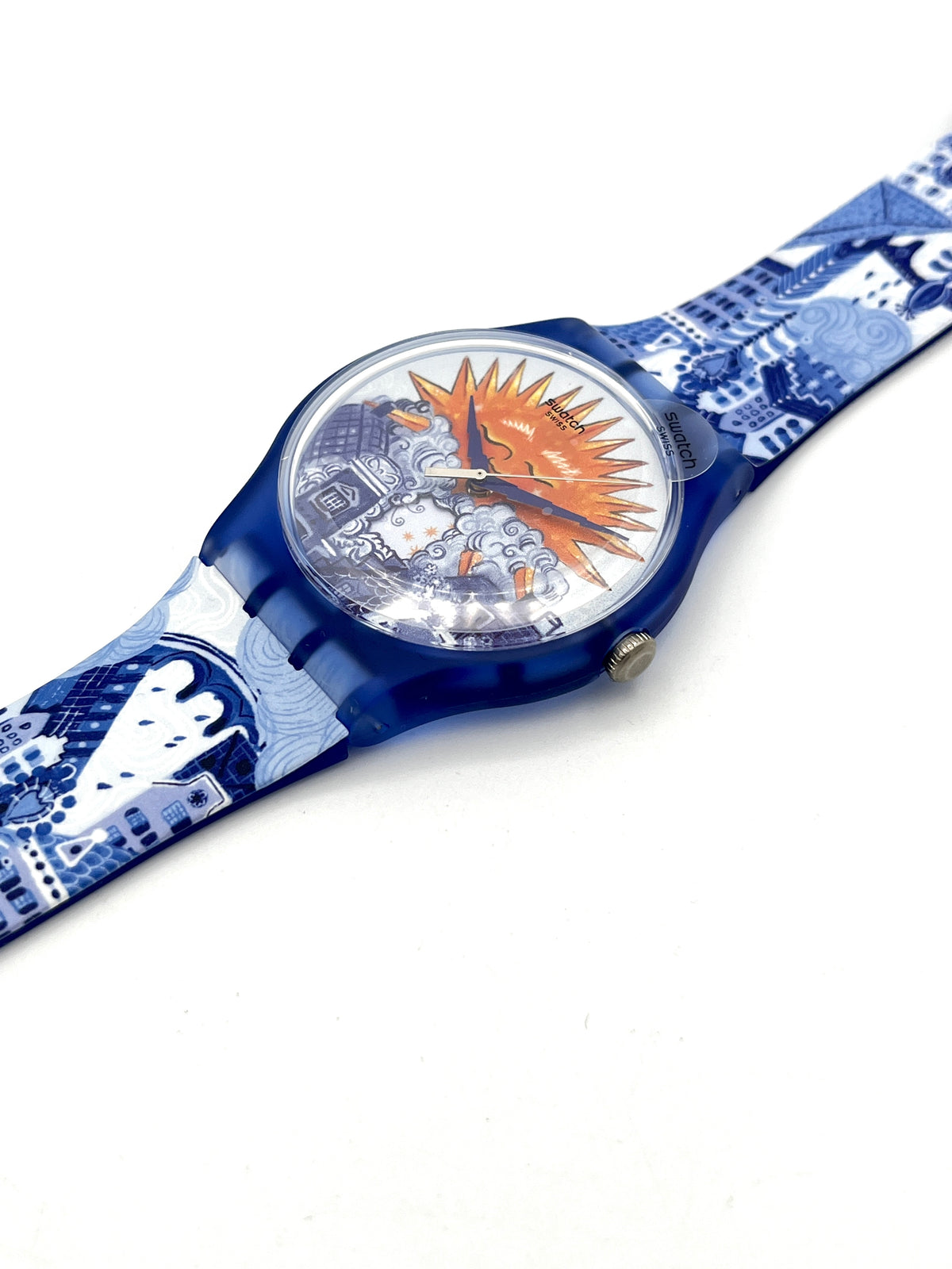Swatch New Gent A PROMISE OF SUN - Edición especial de arte DESTINATION AMSTERDAM SO29Z707 (2026)
