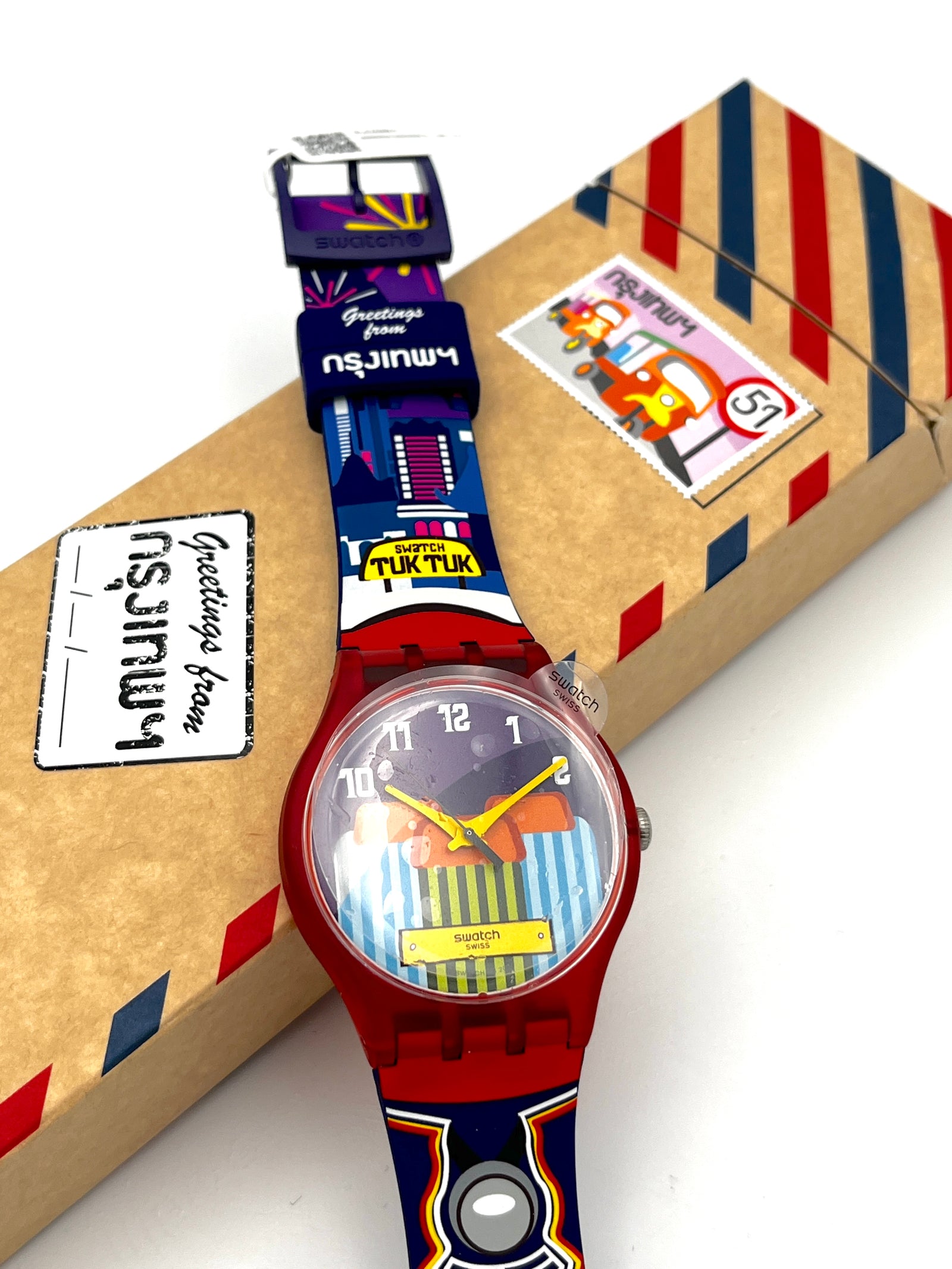Swatch New Gent TUK TUK Sam-Lor - Destino BANGKOK SUOZ284 (2018)