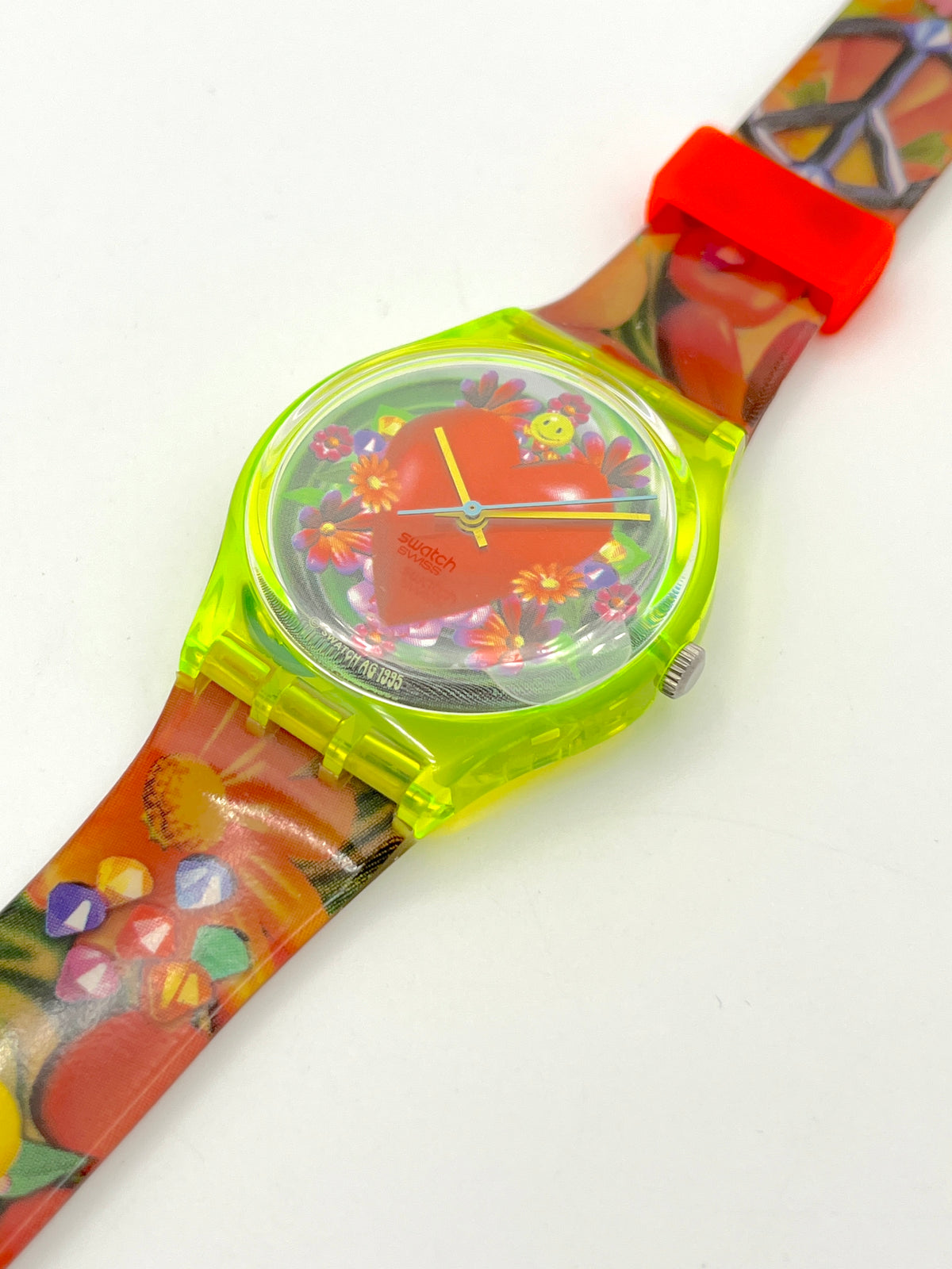 Swatch Gent Artist LOVE, PEACE & HAPPINESS de Micha Klein GJ118 (1996)