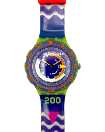 Swatch Scuba 200 COMING TIDE SDJ100 (1992)