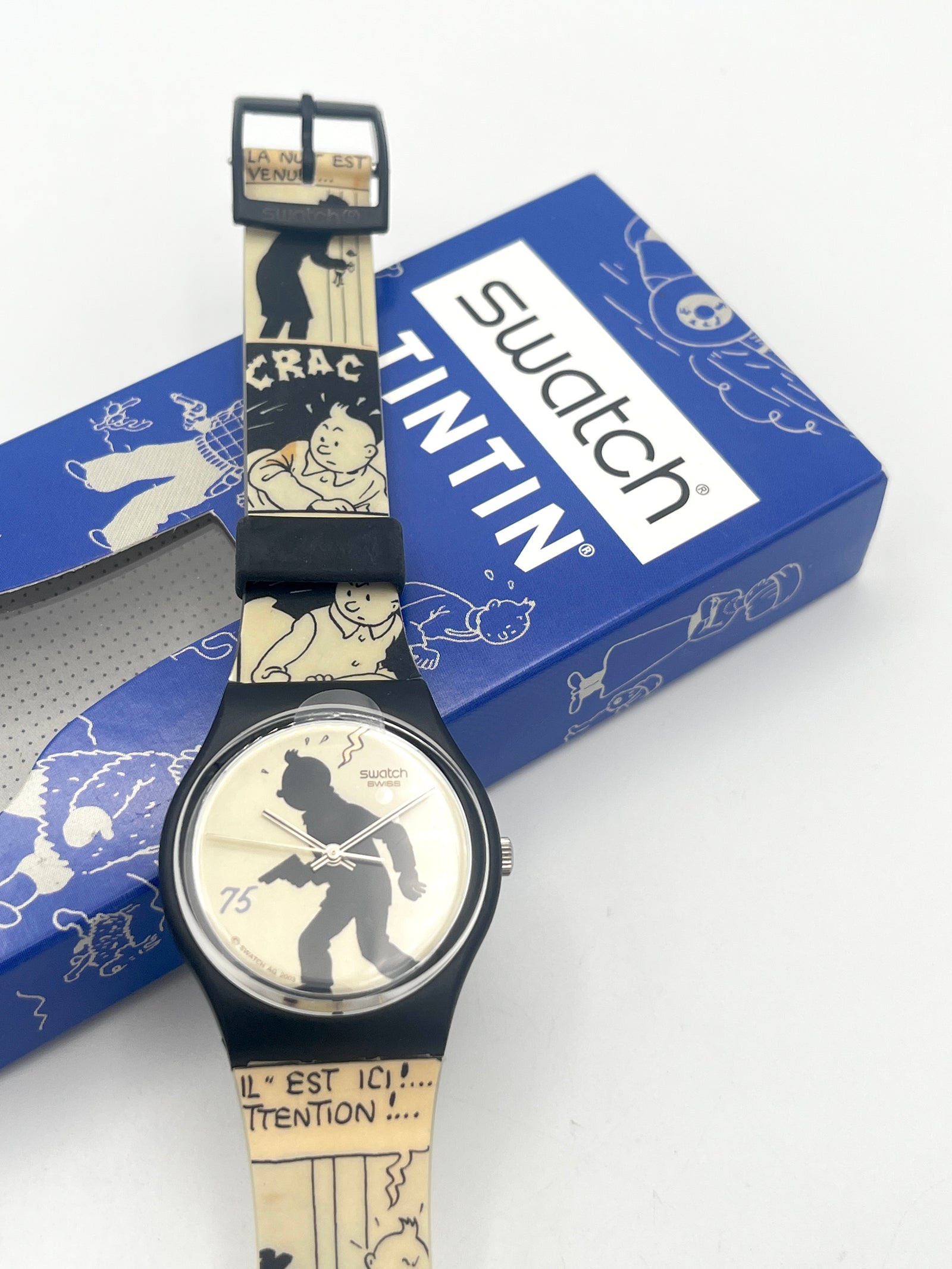 Swatch Gent Special Feliz Cumpleaños TINTÍN GZ187 (2004)