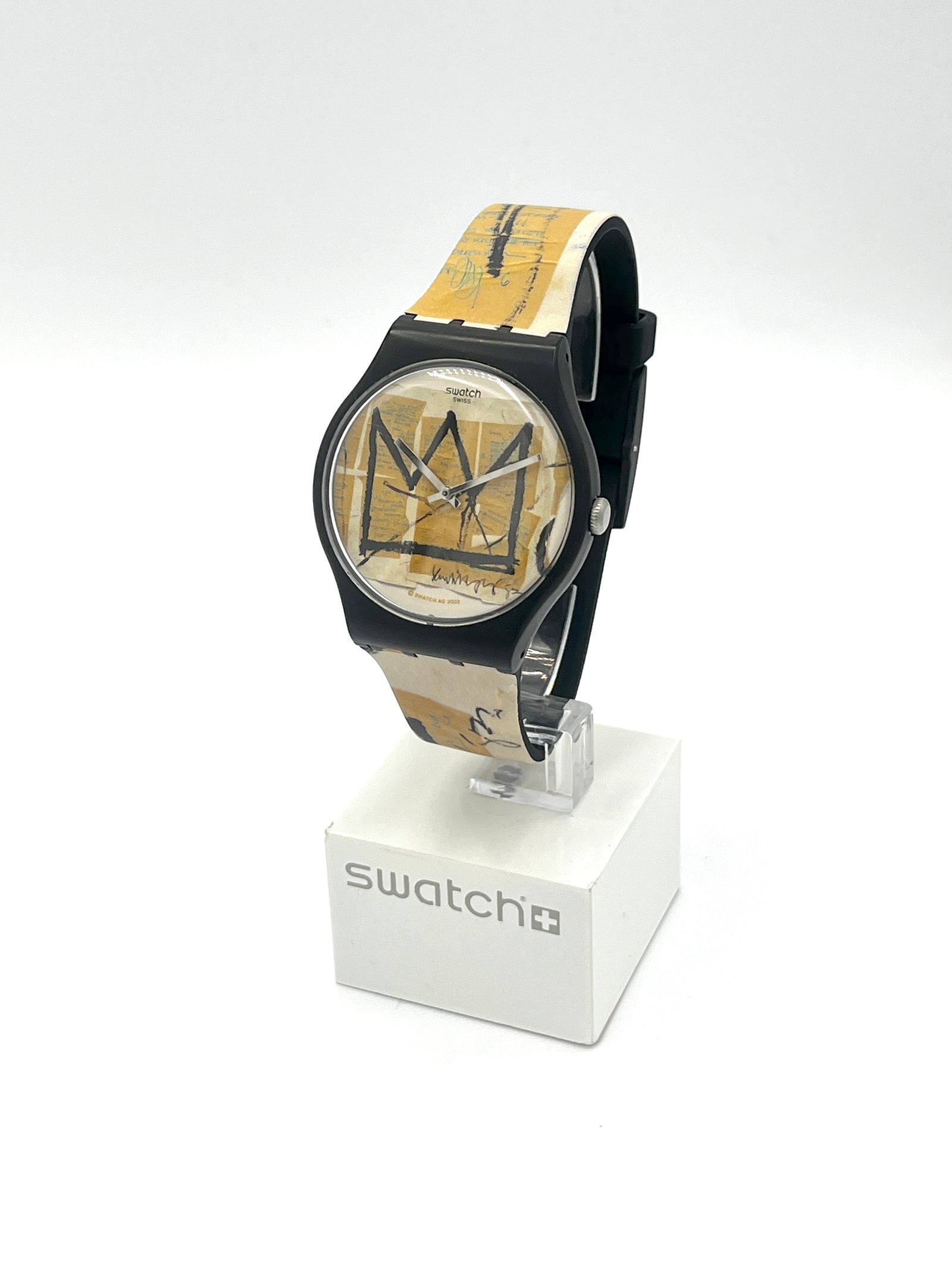 Swatch New Gent UNTITLED BY JEAN-MICHEL BASQUIAT SUOZ355 (2023)