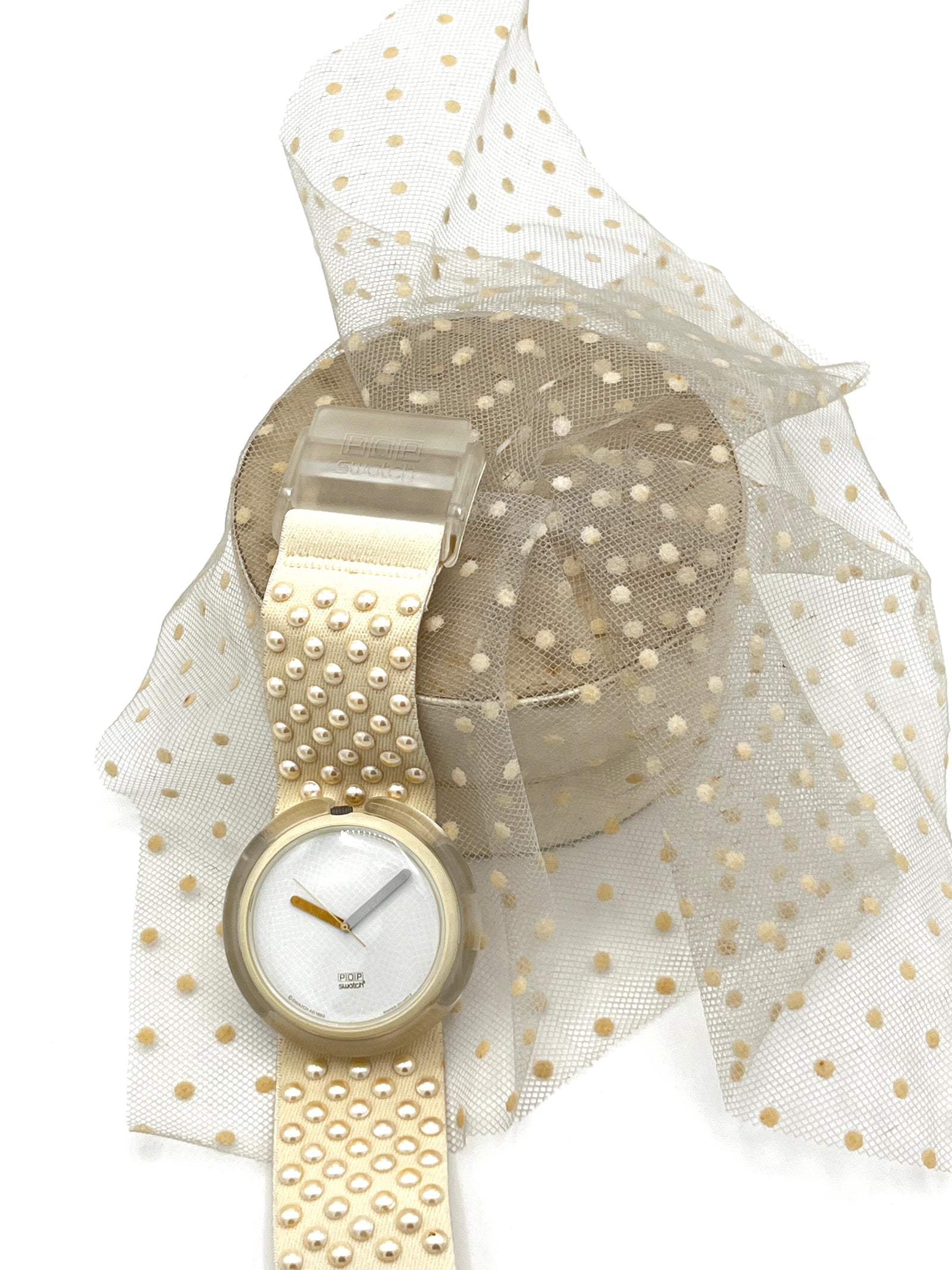 Pop Swatch BLANC DE BLANC PWBW104 (1989)