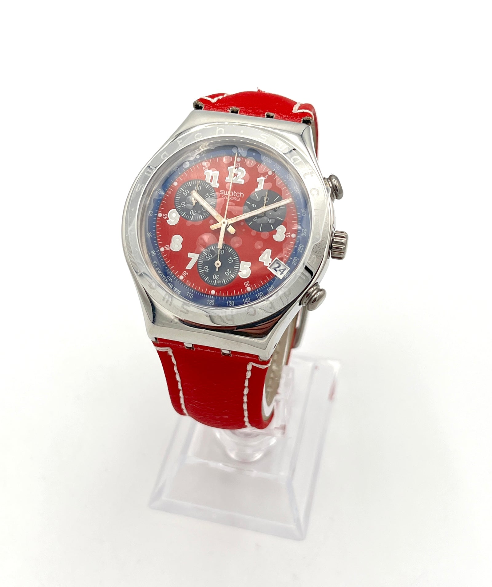 Swatch Irony Chrono AGENTE SECRETO ROJO YCS405 (1998)