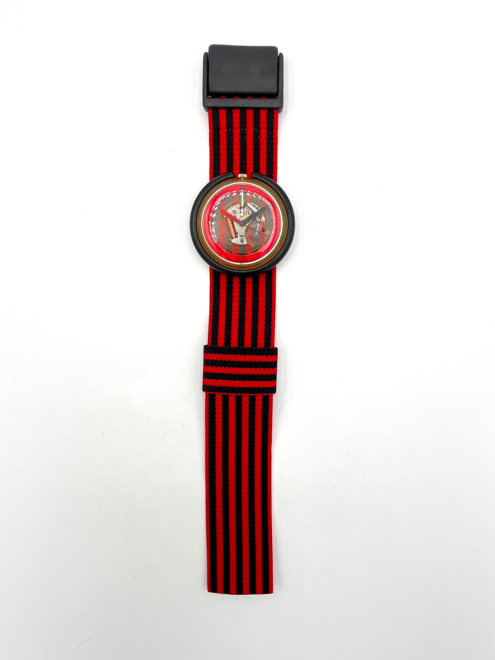 Pop Swatch RED ZEBRA PWBK109 (1989)