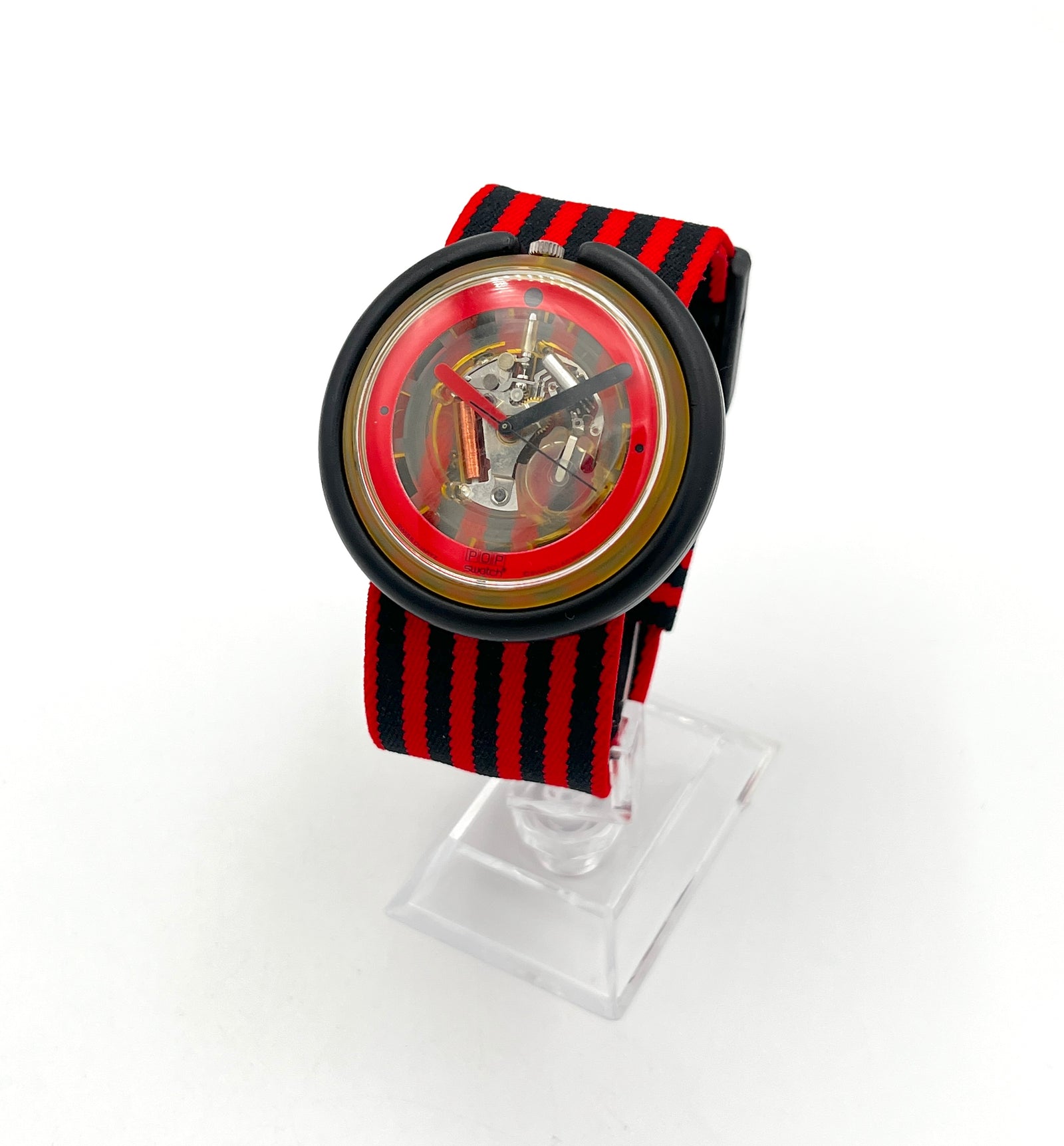 Pop Swatch RED ZEBRA PWBK109 (1989)