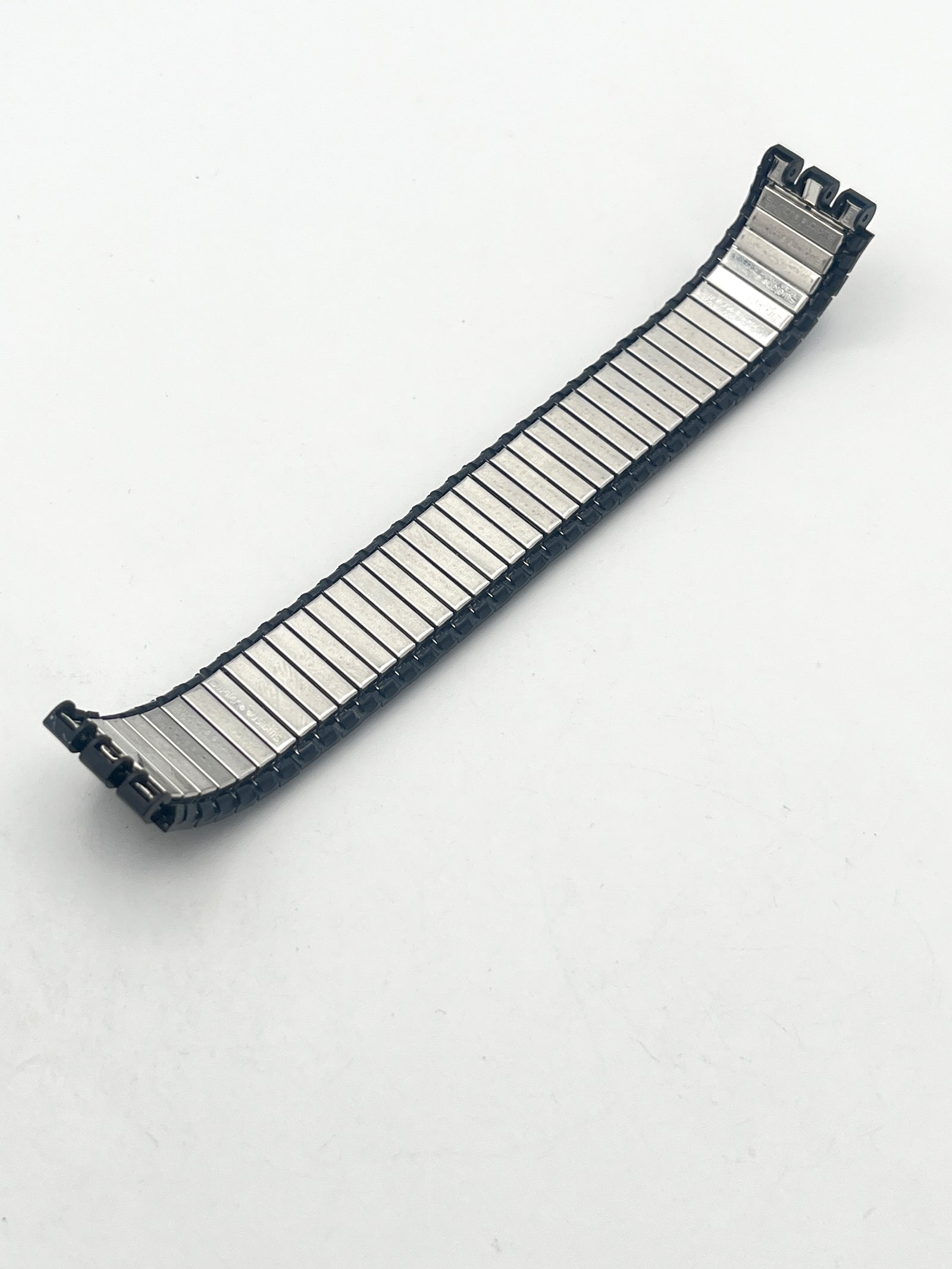 Correa de repuesto Swatch de metal flexible de 19 mm POINT BREAK ASBK106