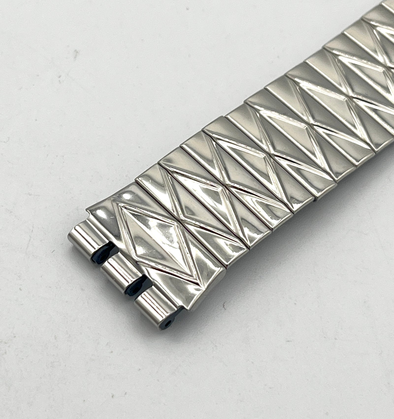 Correa de repuesto Swatch de 17 mm Flex SILVER NET AGK186