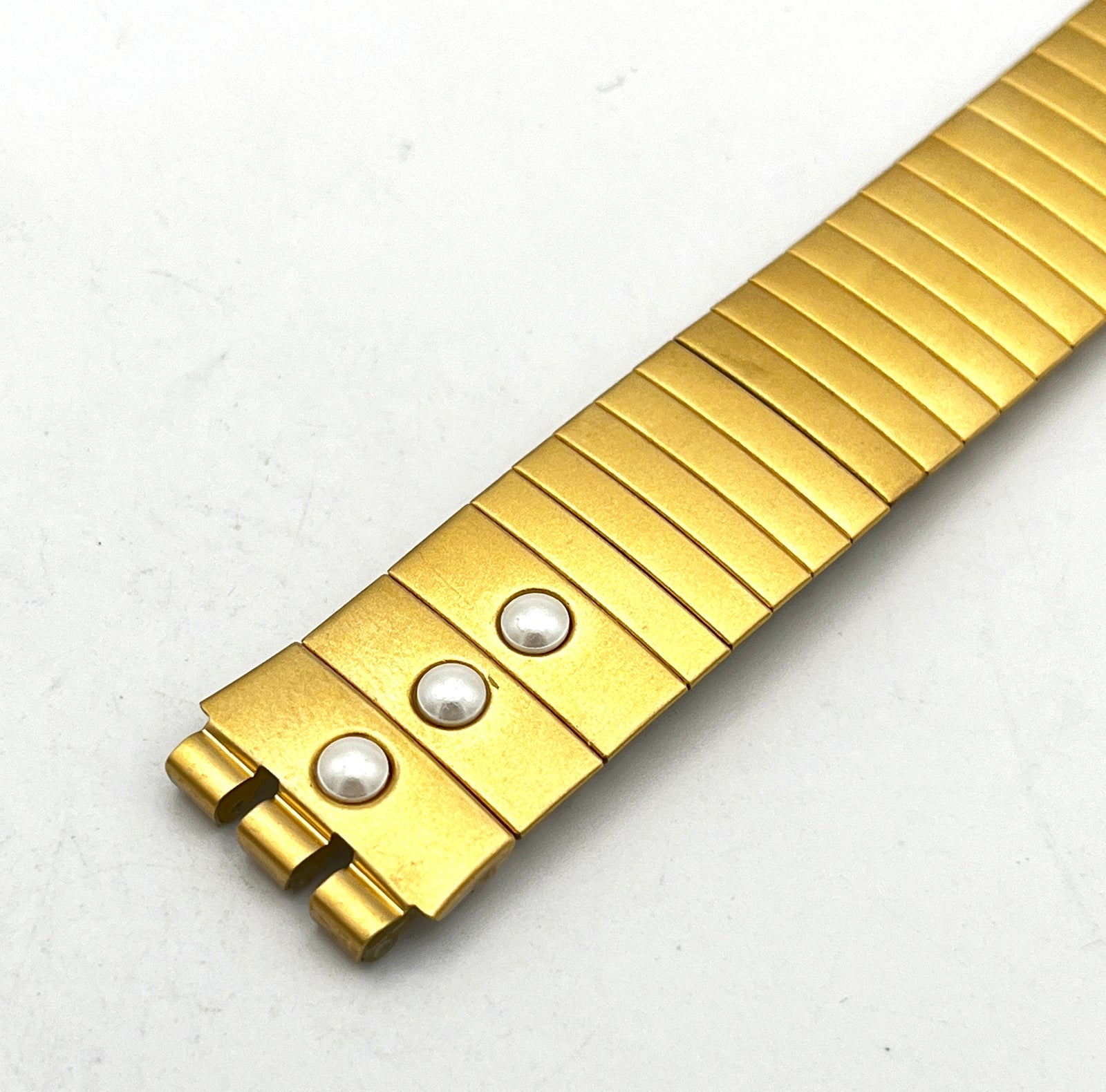 Correa de repuesto Swatch de metal flexible de 17 mm SEETANG SDK901