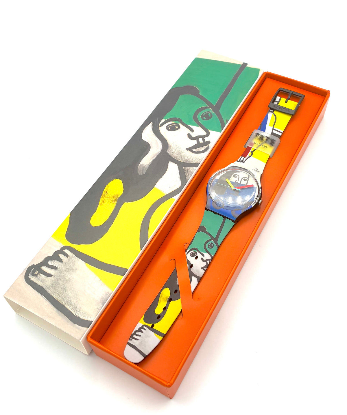 Swatch Art Special TWO WOMEN HOLDING FLOWERS SUOZ363 de Leger