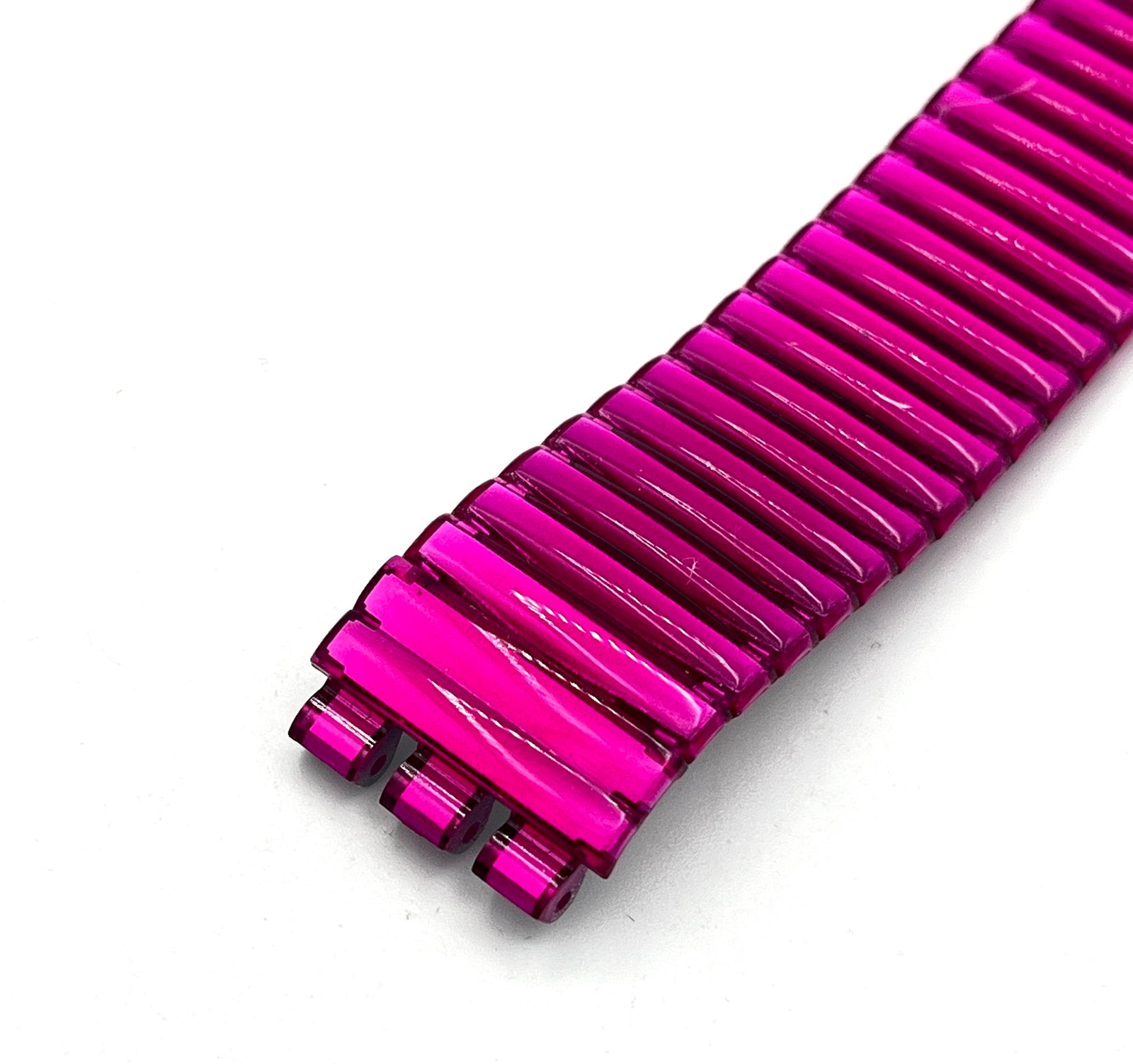 Correa de repuesto Swatch de metal flexible de 17 mm SEETANG SDK901