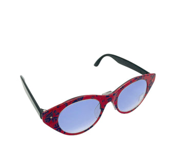 Gafas de sol vintage Swatch Eyes - Tulipán azul