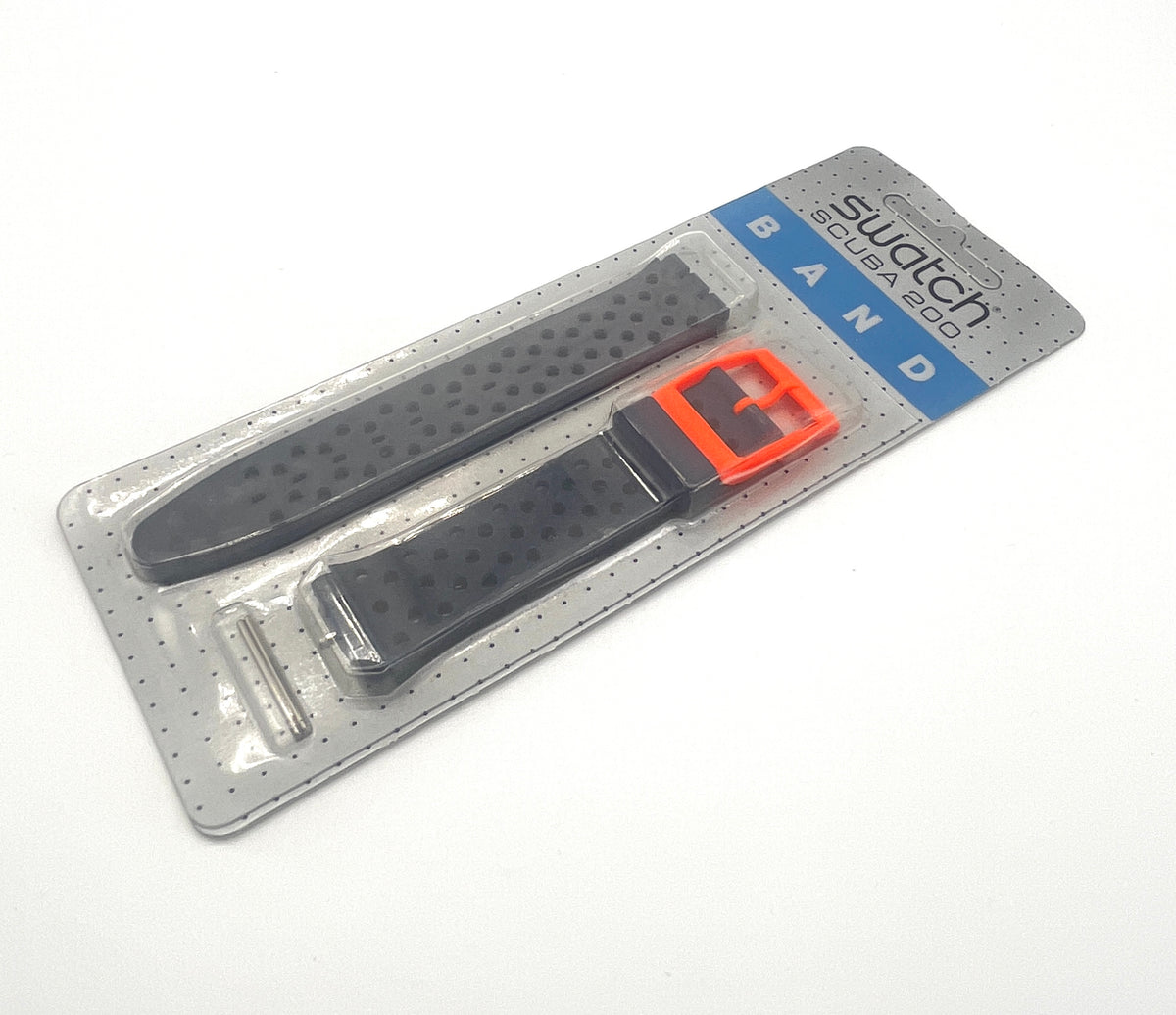 Correa de cuero naranja de repuesto Swatch de 17 mm
