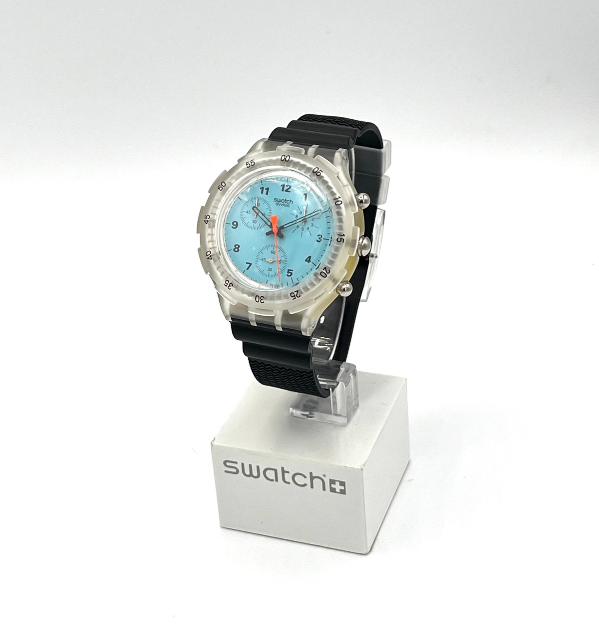 Swatch Aqua Chrono POOL SIDE SBK111 (1996)
