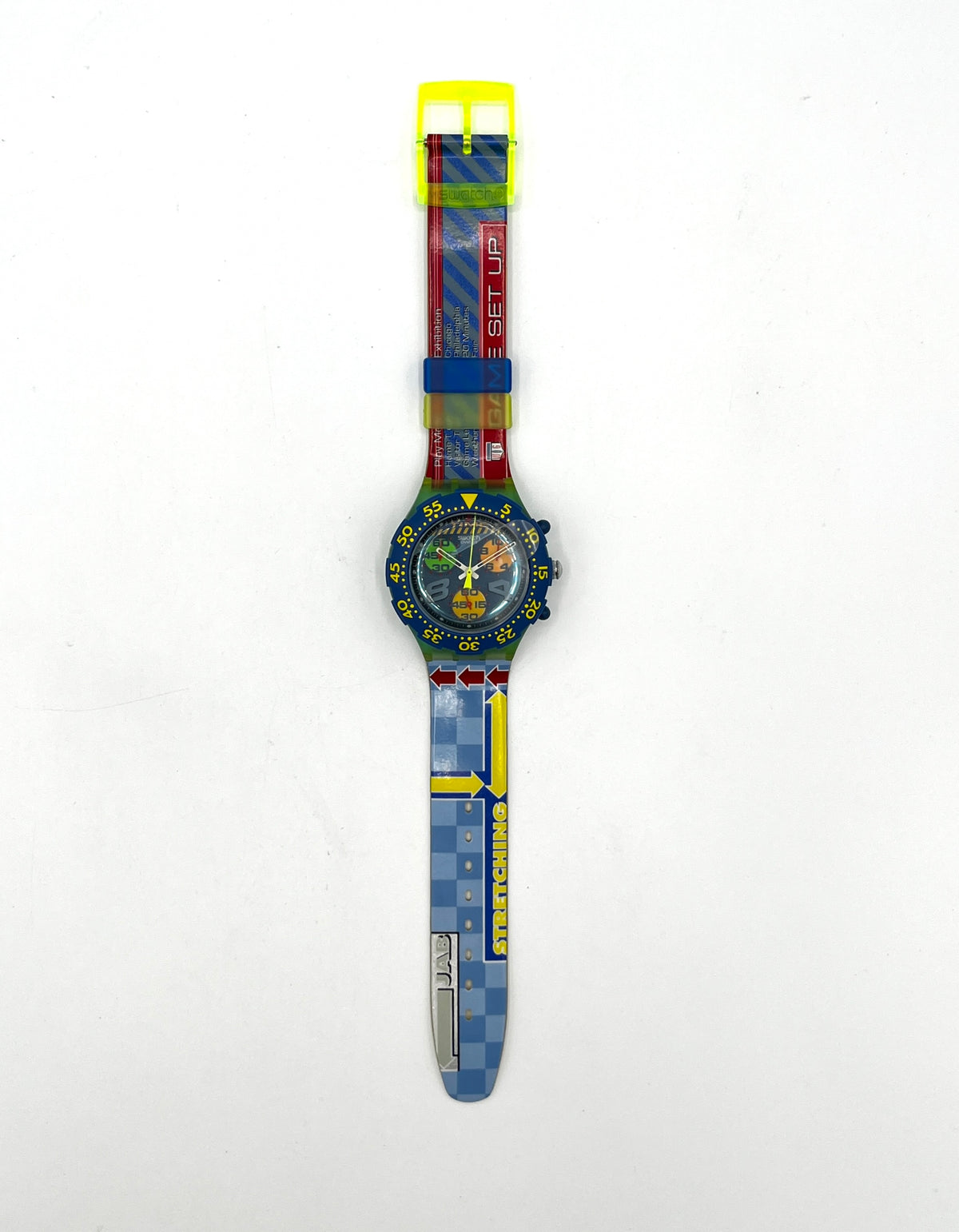 Swatch Midi Aqua Chrono SUN GARDEN SEG100 (1996)