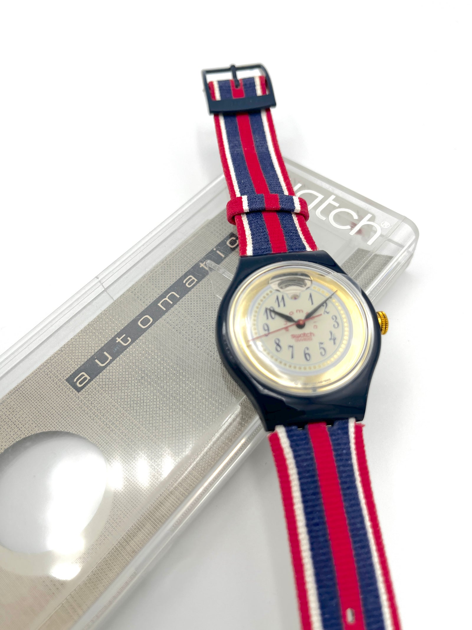 Swatch Automatic TIME & STRIPES SAN105 (1994)