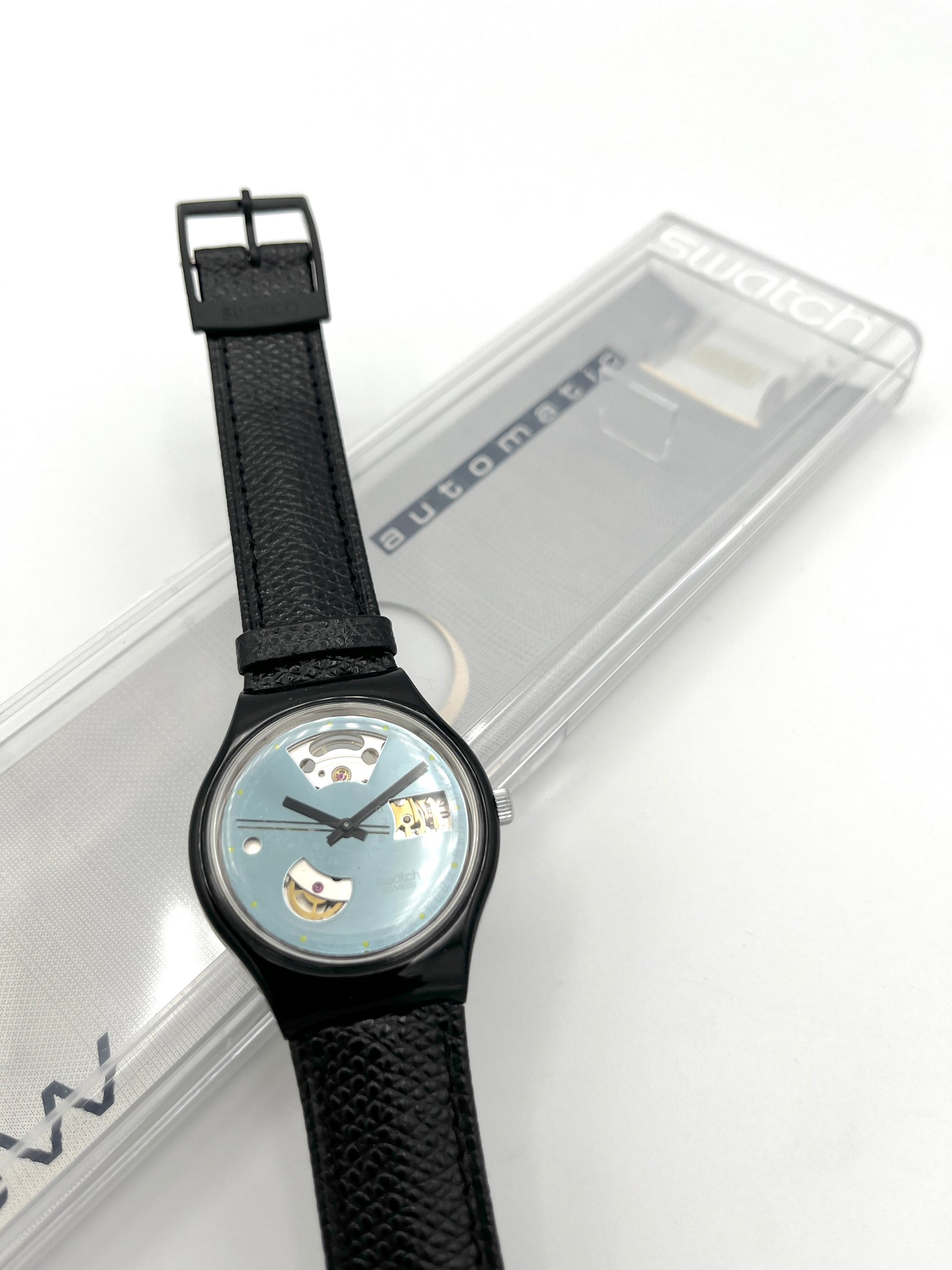 Swatch Automatic BLACK MOTION SAB100 2.ª versión (1991)