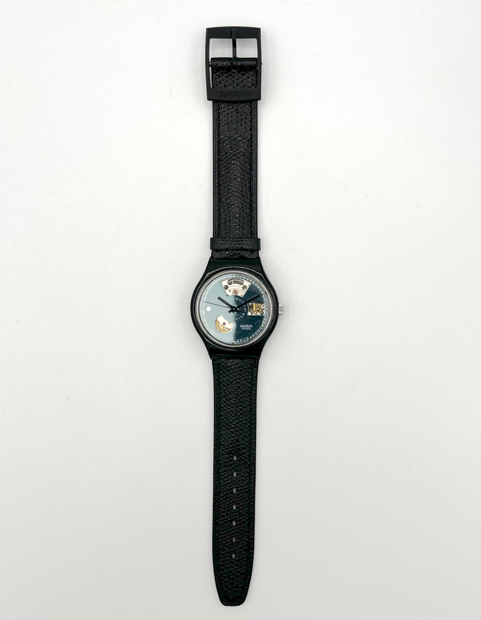 Swatch Automatic BLACK MOTION SAB100 2.ª versión (1991)
