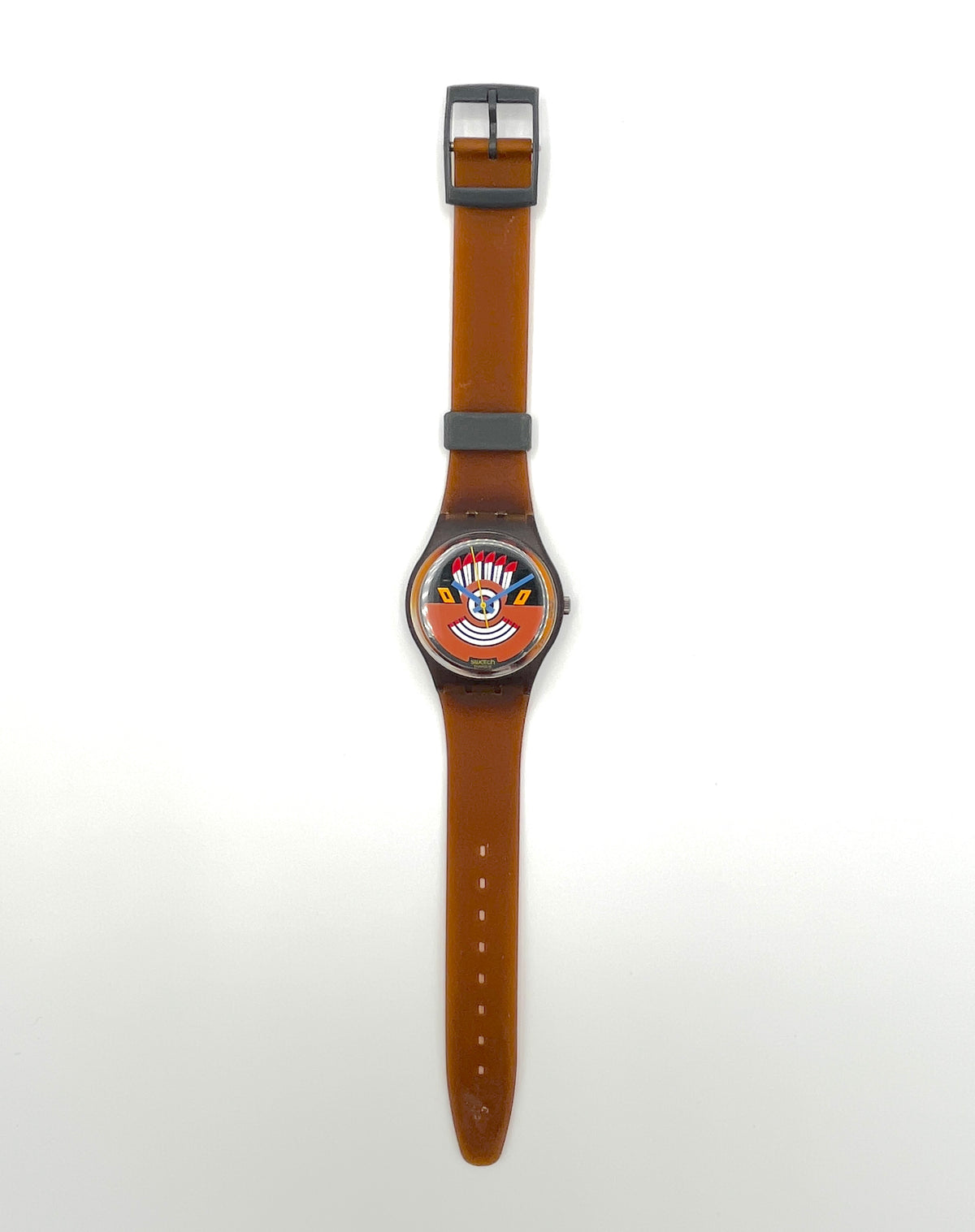 Swatch Gent RUFFLED FEATHERS GF100 (1986)
