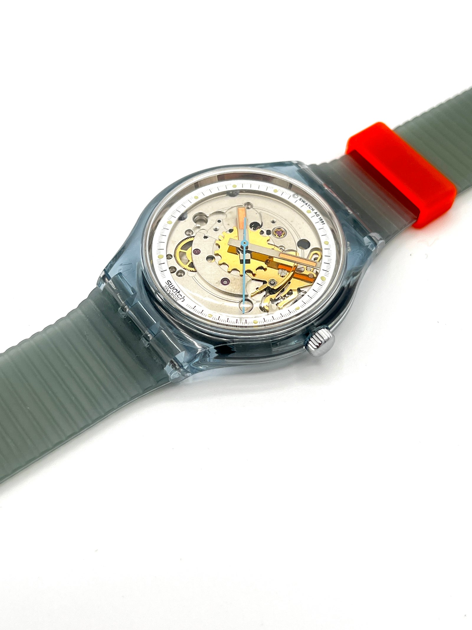 Swatch Automatic BLUE MATIC SAN100 1.ª versión (1991)
