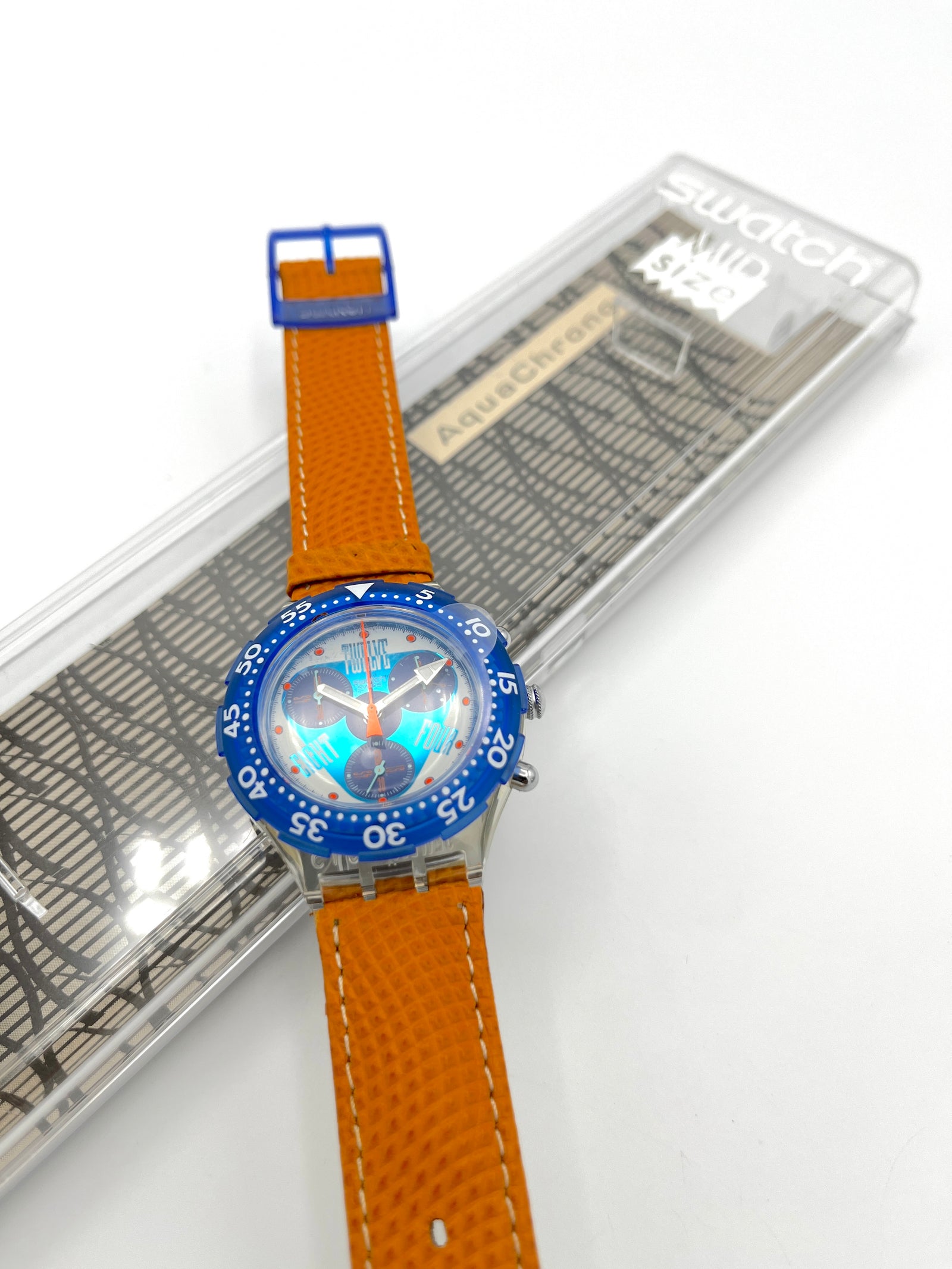 Swatch Midi AquaChrono ORANGE JUICE SEK104 (1995)