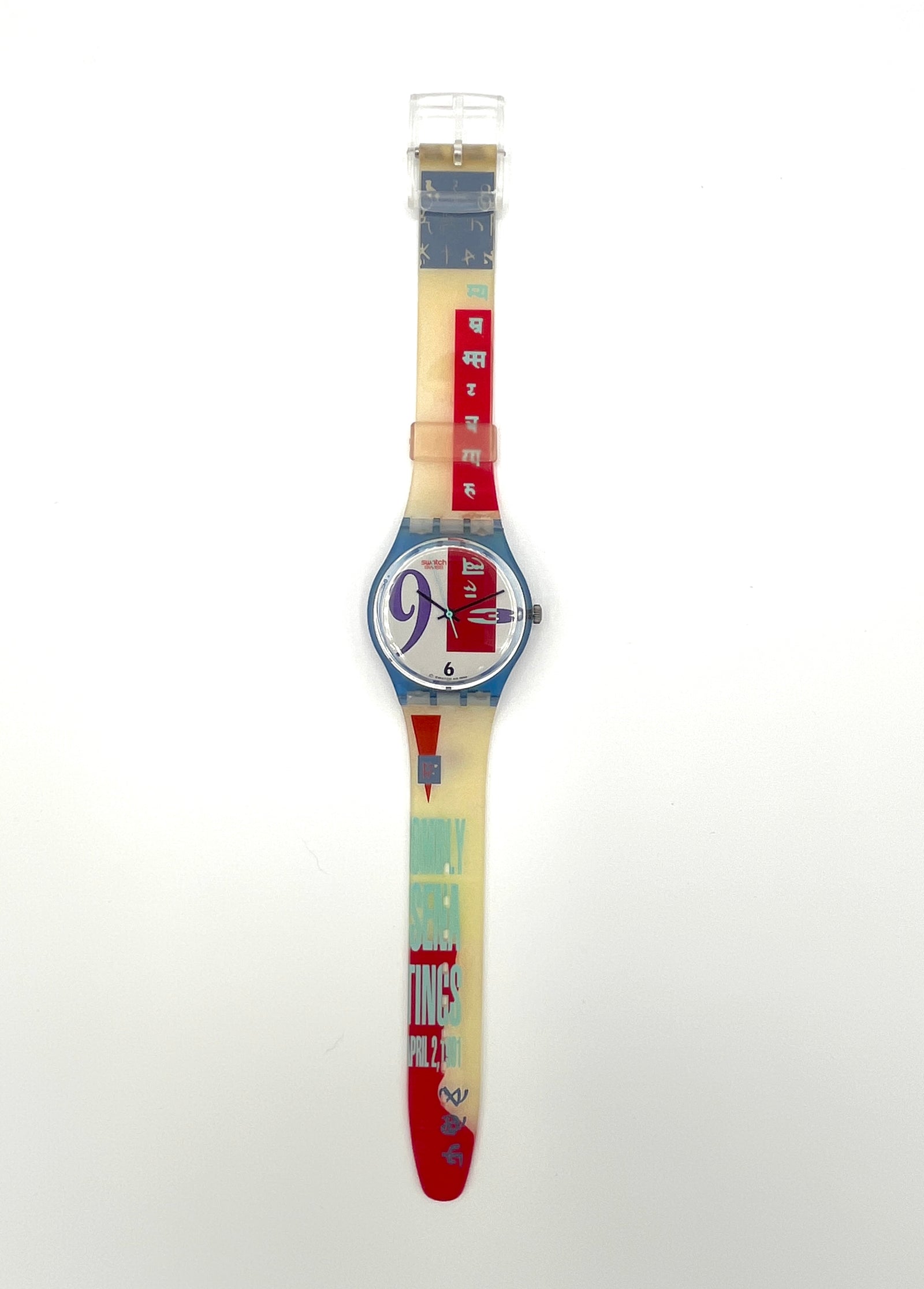 Swatch Gent BOLD FACE GN112 (1991)