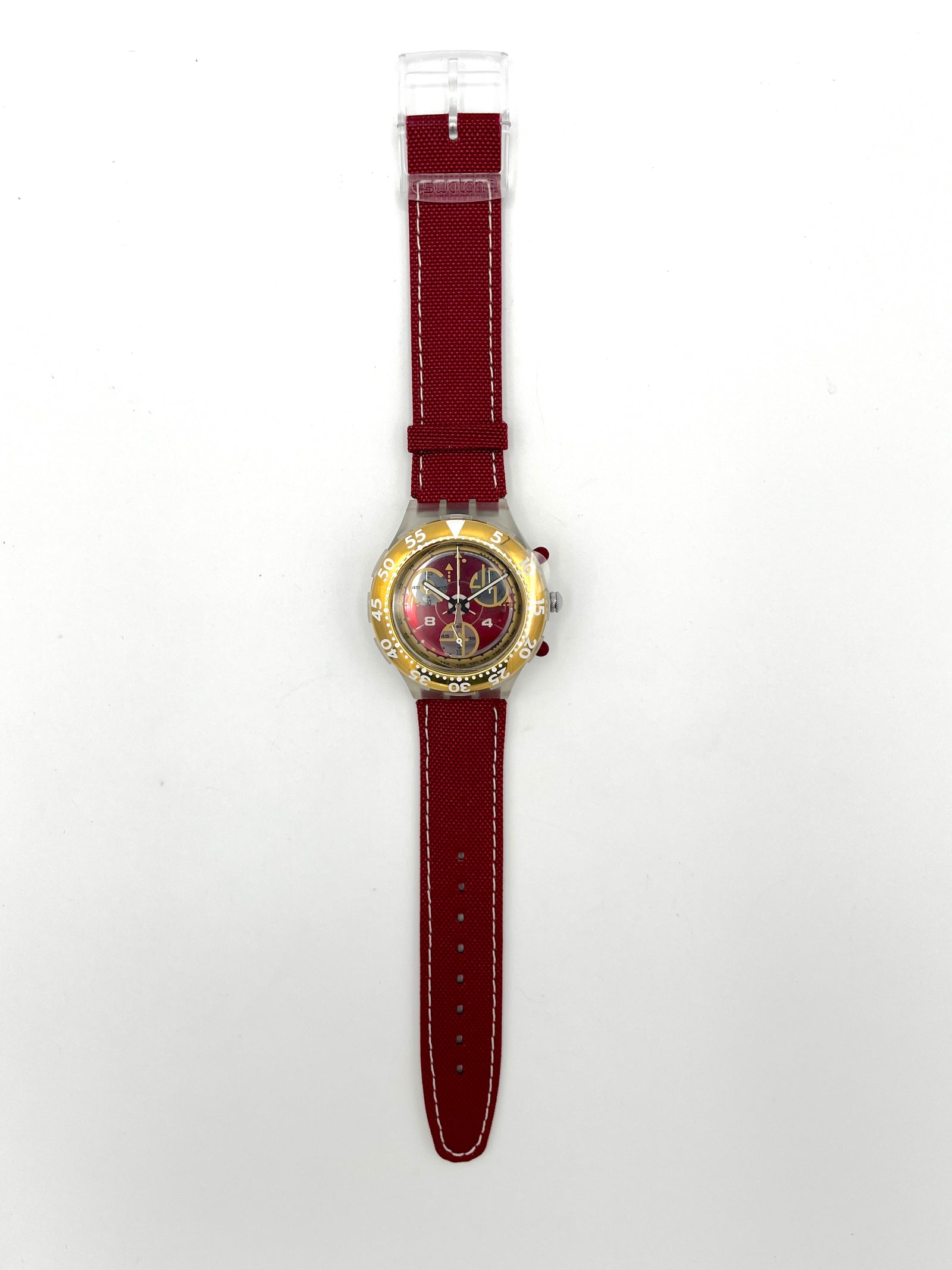 Swatch Midi Aqua Chrono RED SUN SEK105 (1995)