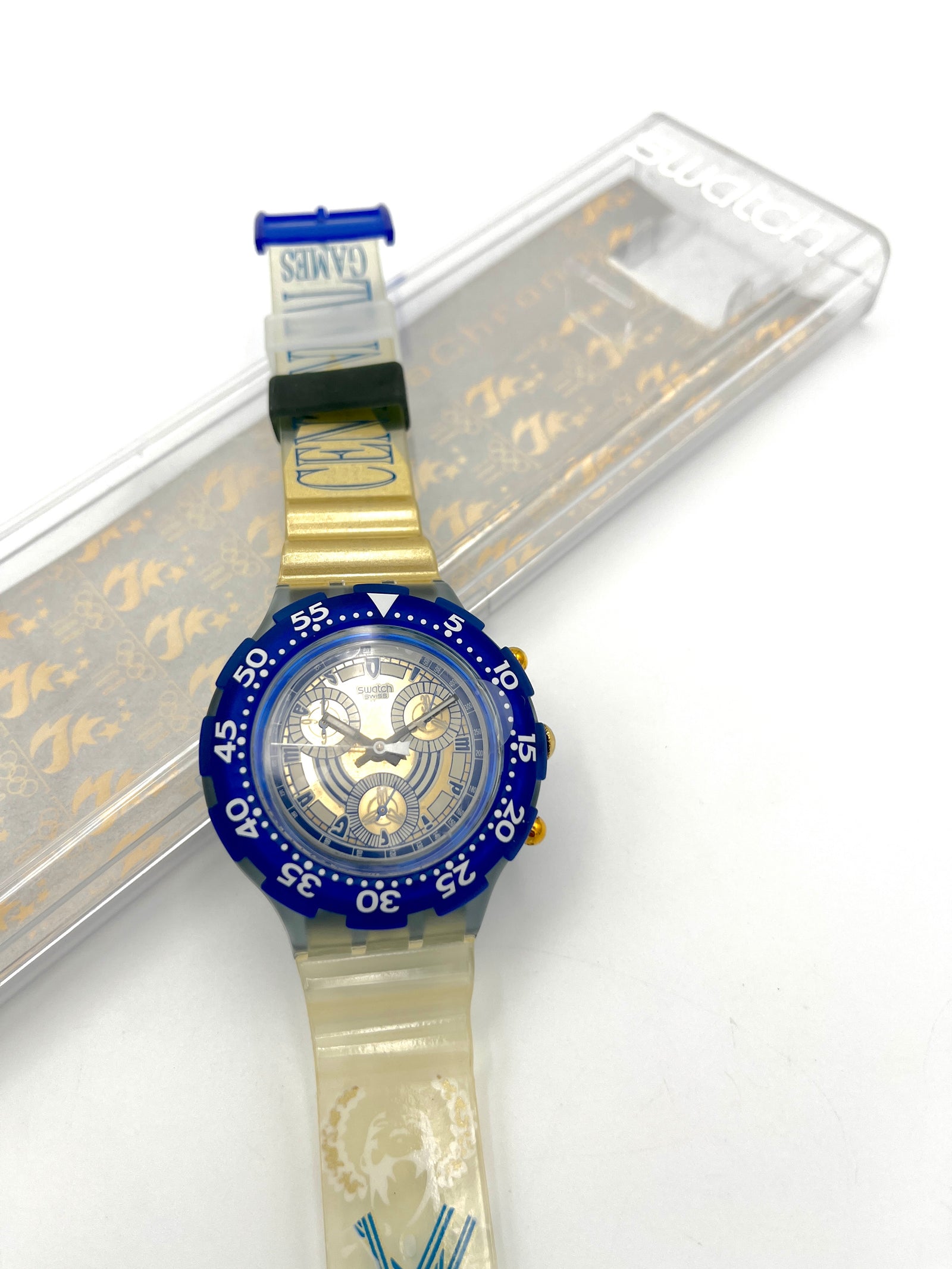 Swatch Aqua Chrono Olympia Special Aquachrono NIKIPHOROS SBZ102 (1995)