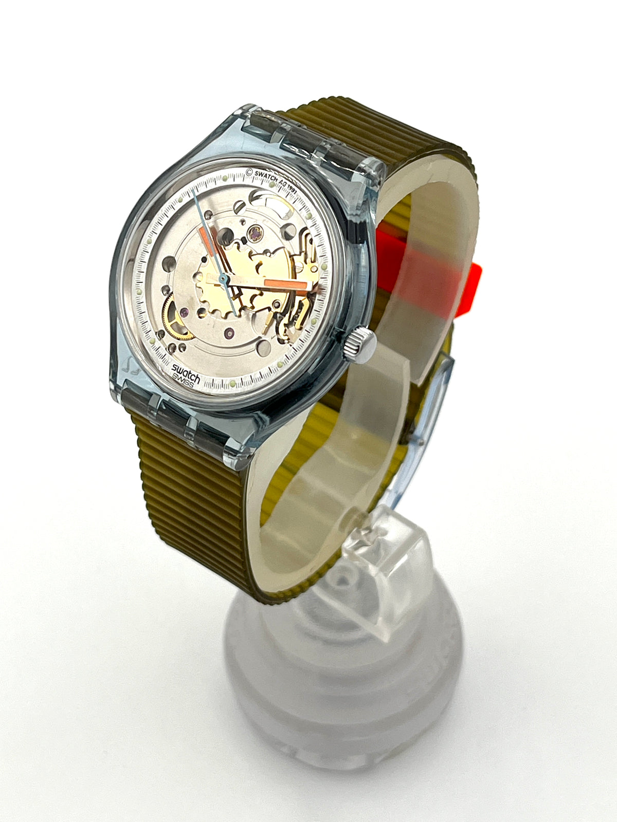Swatch Automatic BLUE MATIC SAN100 2nd version (1991)