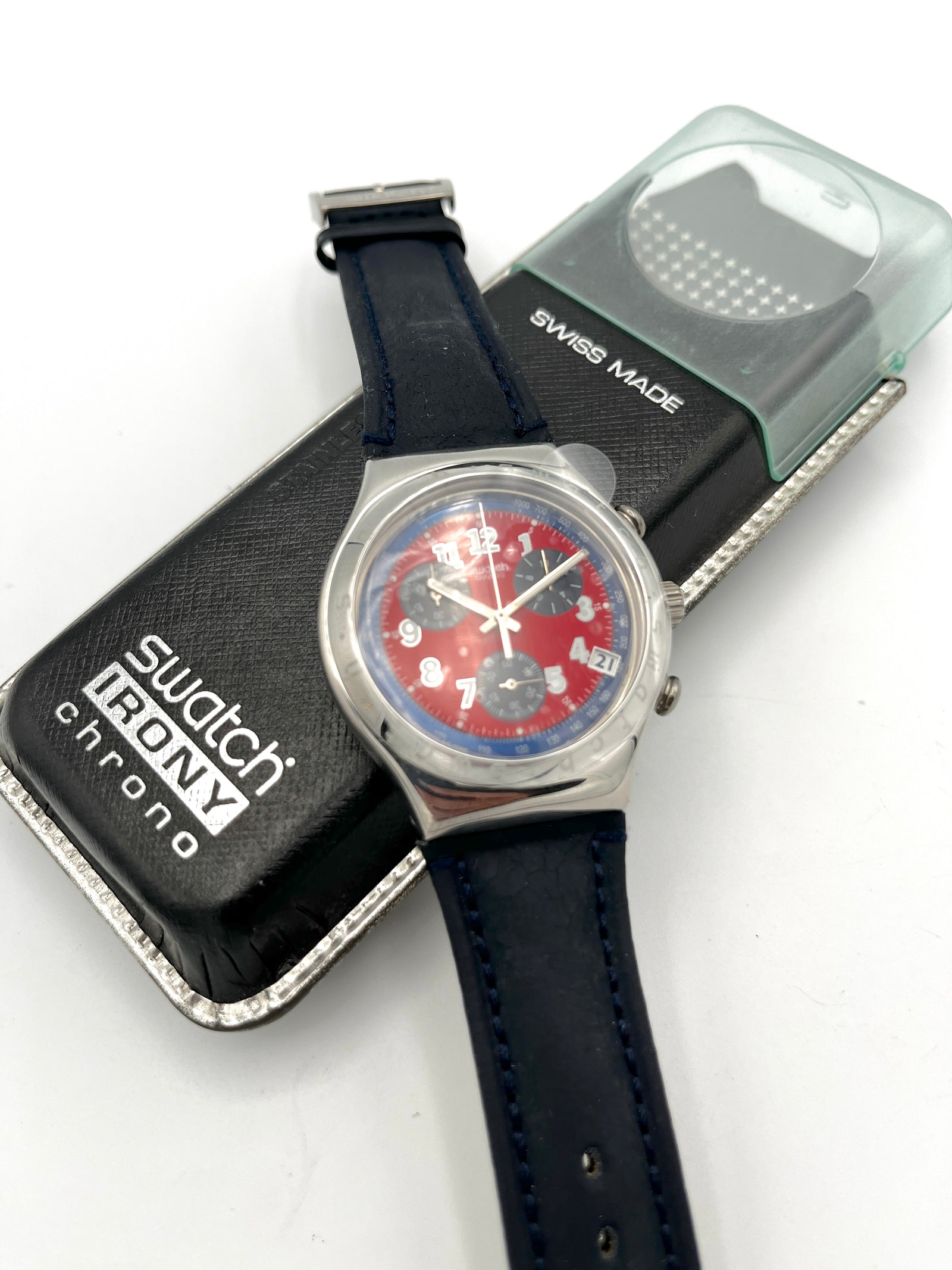 Swatch Irony Chrono AGENTE SECRETO ROJO YCS405 (1998)