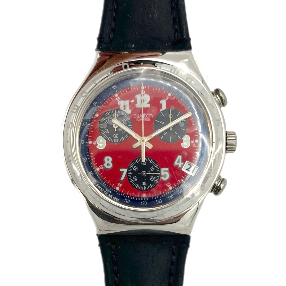 Swatch Irony Chrono AGENTE SECRETO ROJO YCS405 (1998)