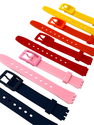 Correa de repuesto de 12 mm para reloj Swatch Lady - 9 colores