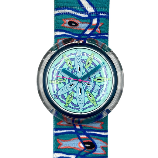 Pop Swatch BLUB BLUB de Massimo Giacon PWN106 (1992)